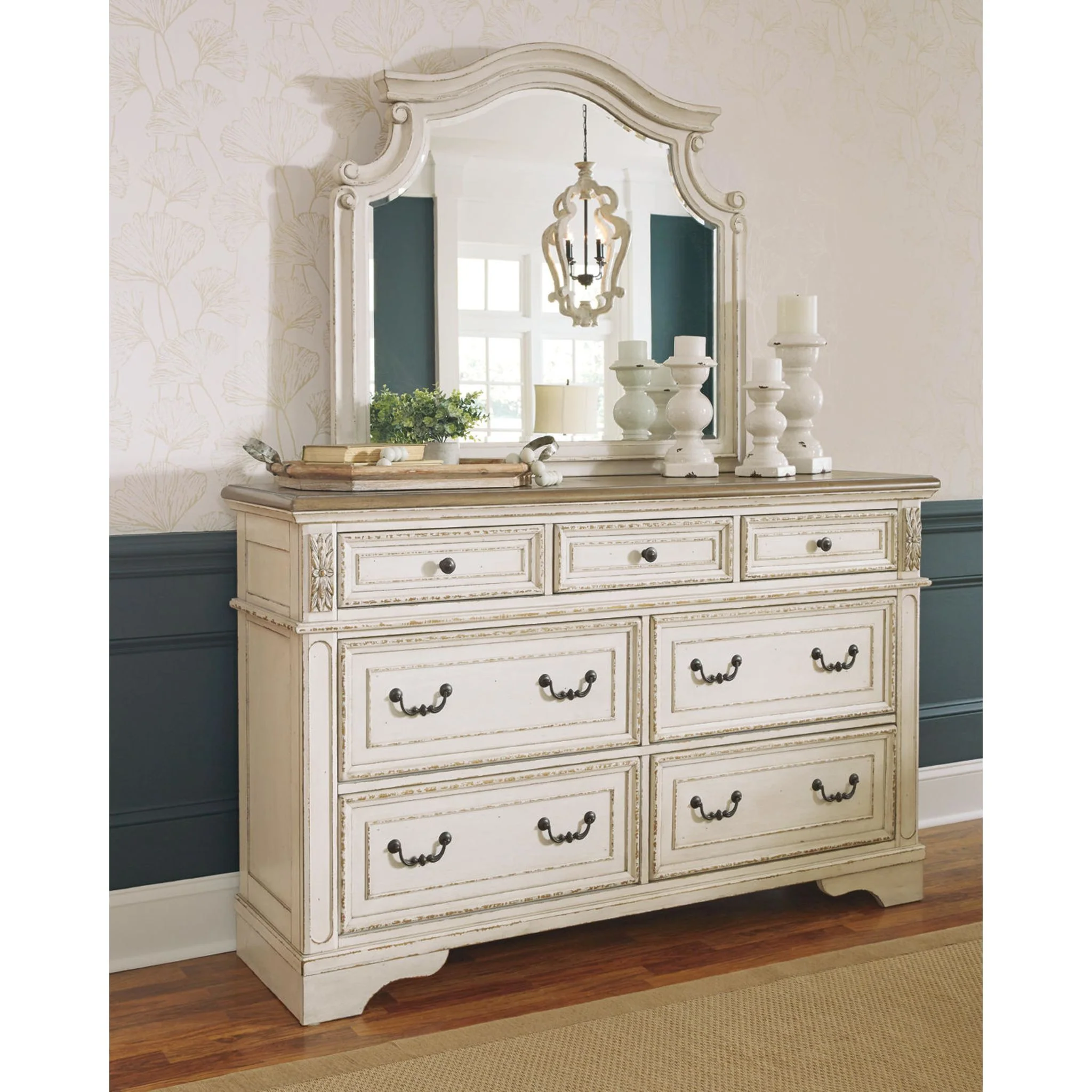 Realyn Dresser and Mirror - Two-tone - Image 6