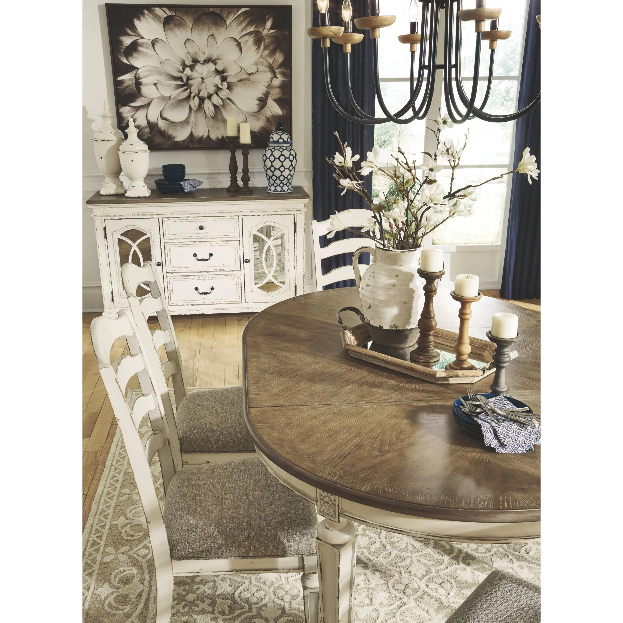 Realyn Side Chair - Chipped White - (D743-01) - Image 5