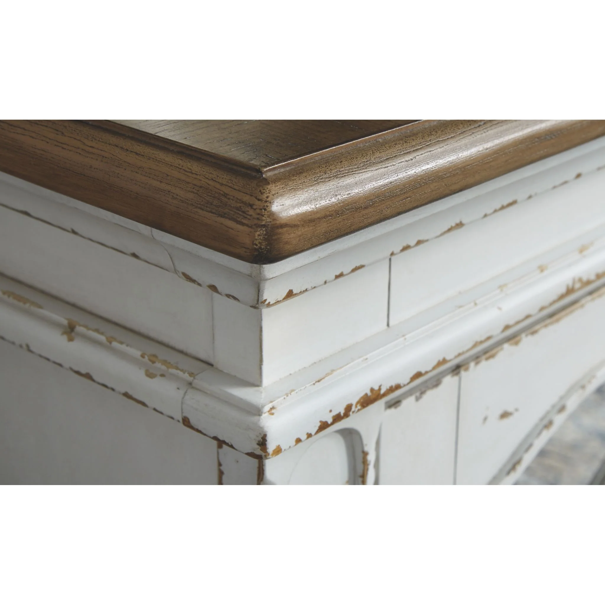 Realyn TV Stand - Chipped White - Image 7