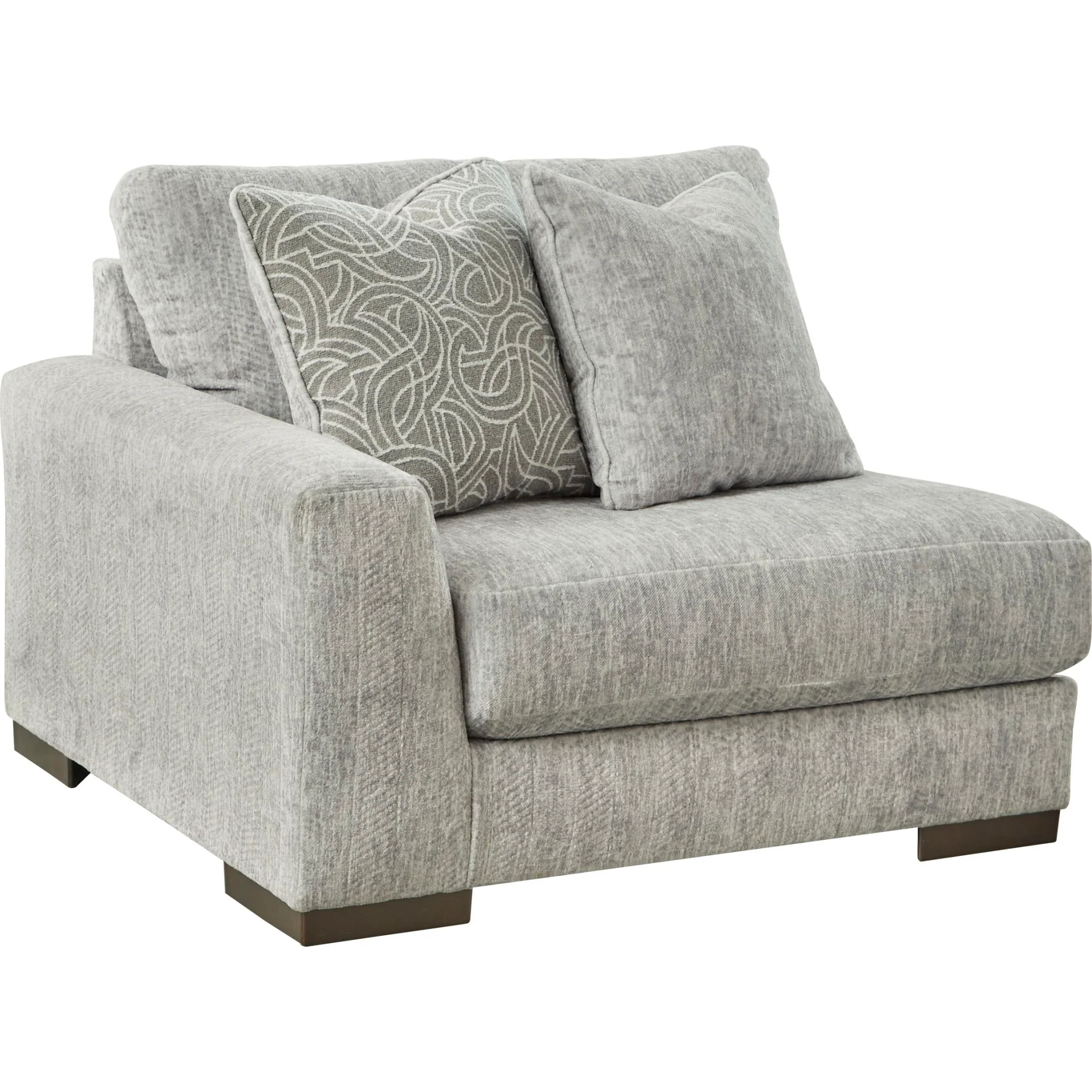 Regent Park 3 Piece Sectional - Pewter - Image 5