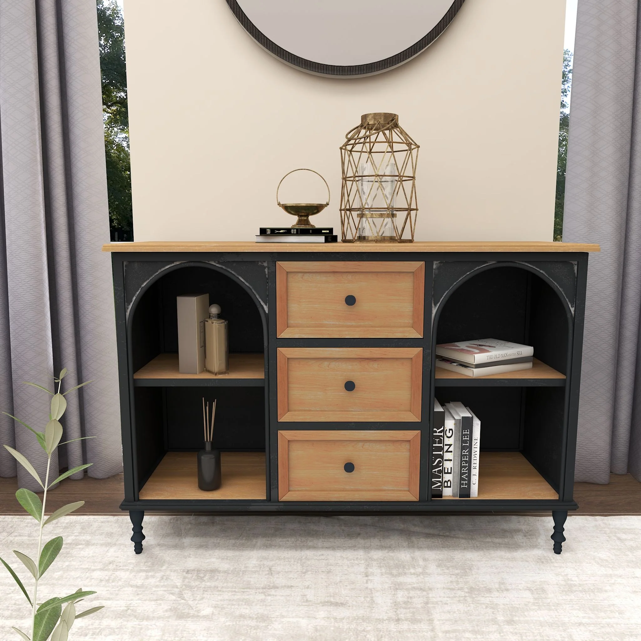Renato Accent Cabinet - Brown - Image 12