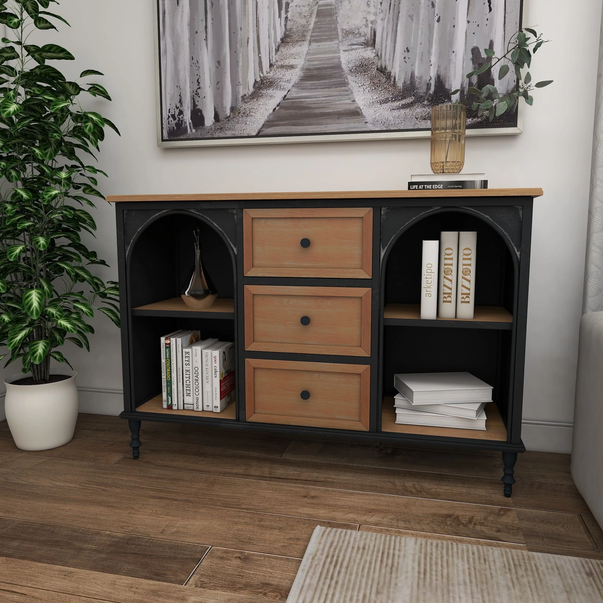 Renato Accent Cabinet - Brown - Image 13