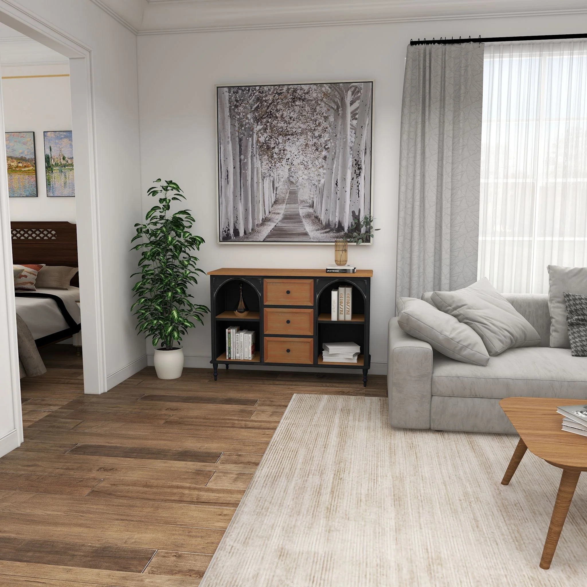 Renato Accent Cabinet - Brown - Image 18