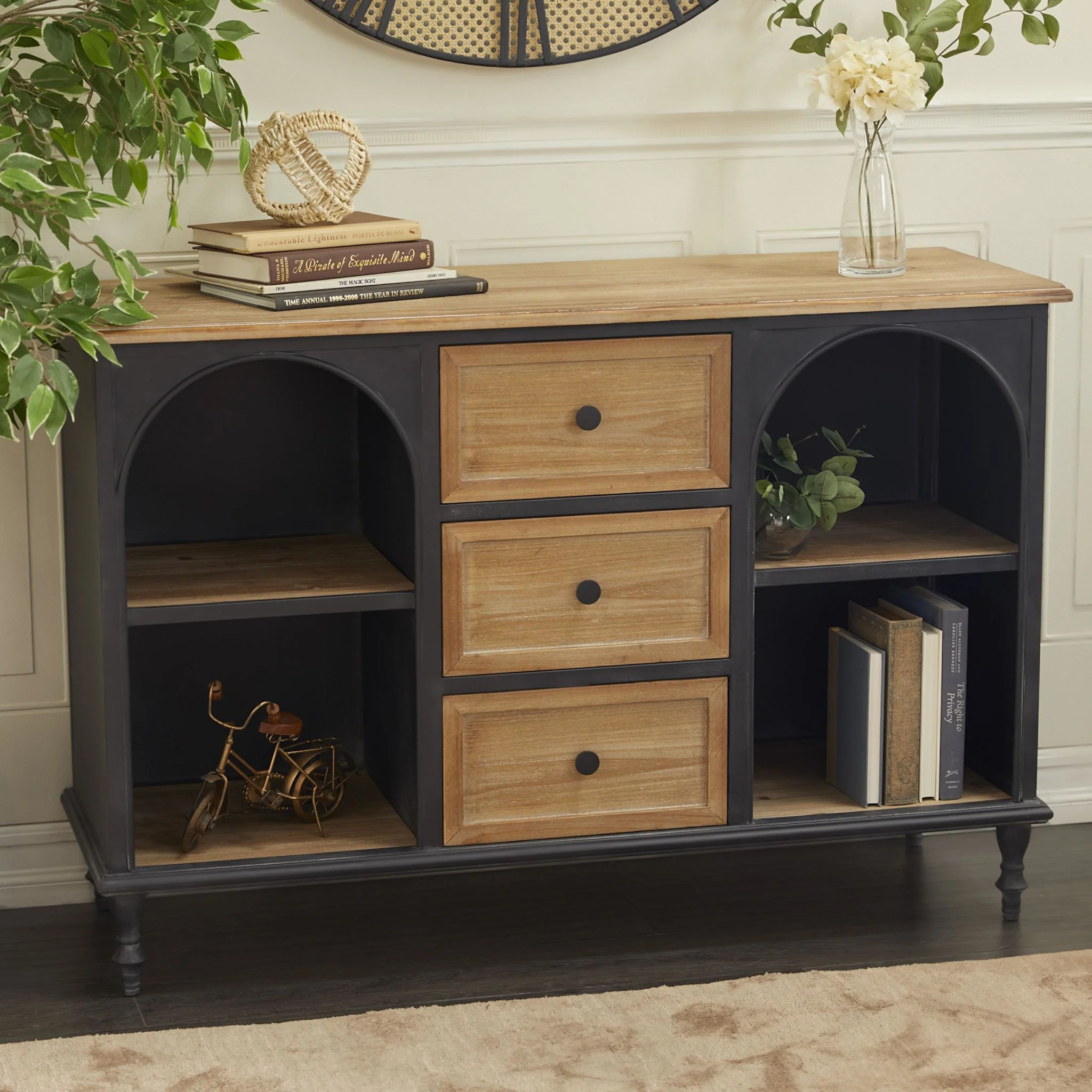Renato Accent Cabinet - Brown - Image 4
