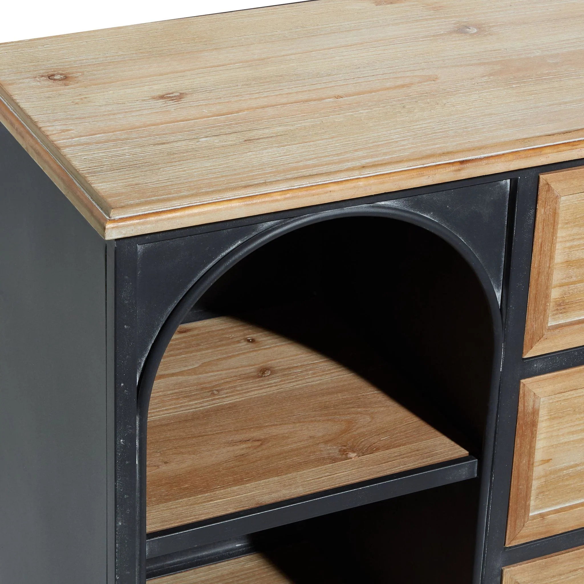 Renato Accent Cabinet - Brown - Image 6
