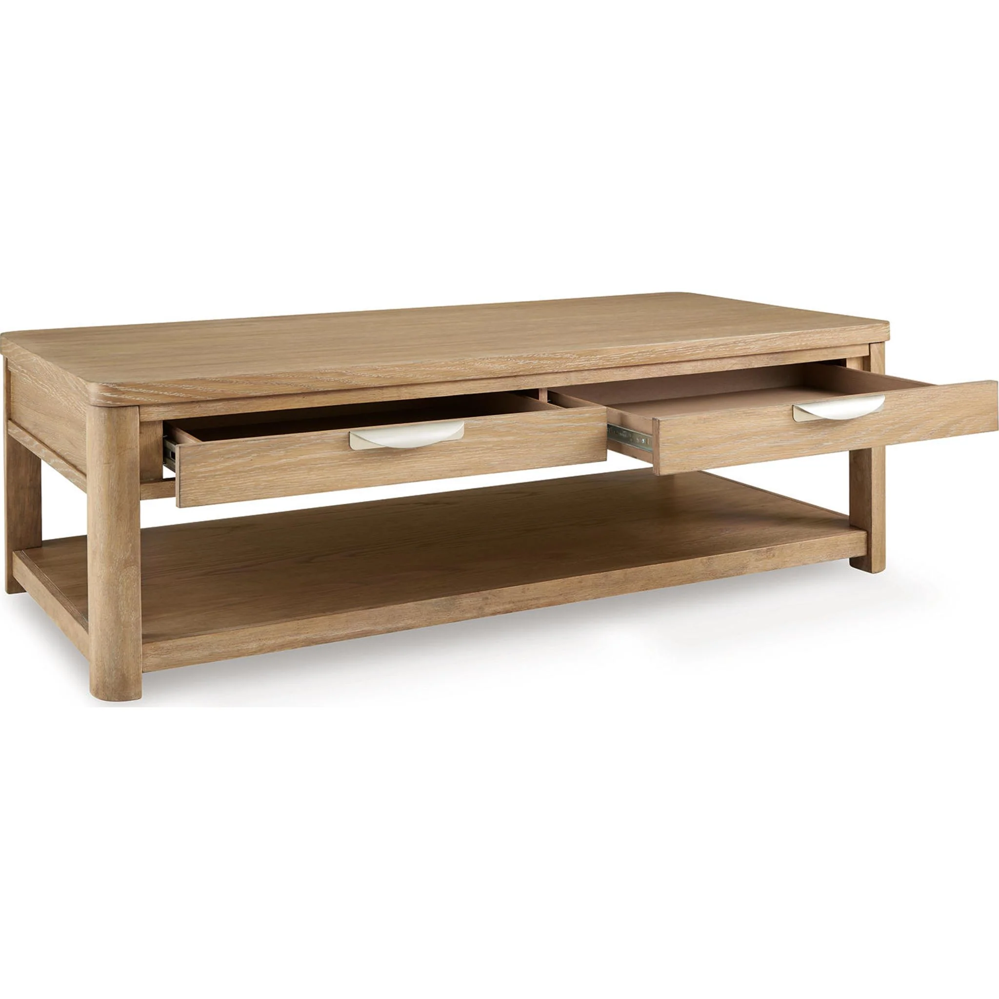 Rencott Coffee Table - Light Brown - Image 3