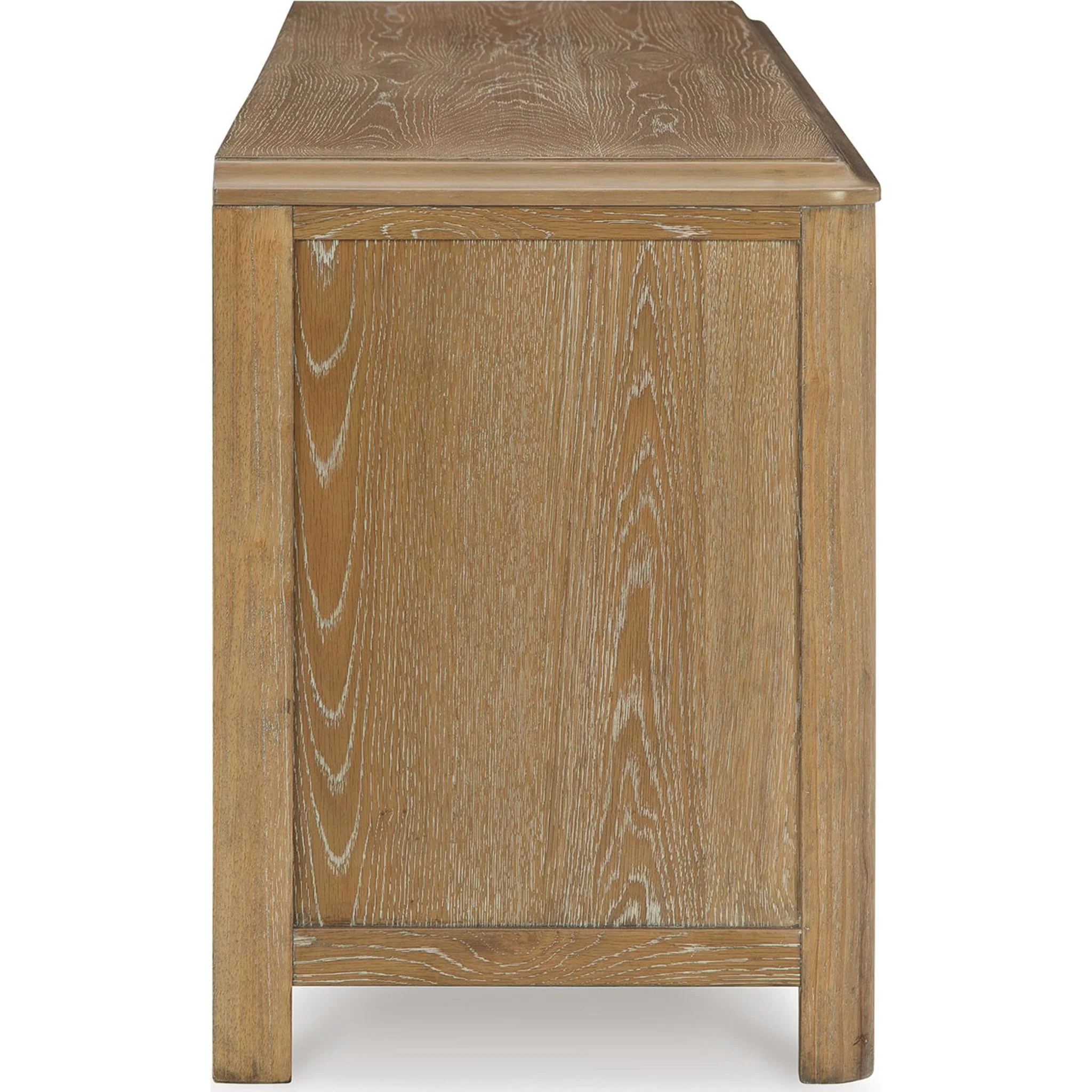Rencott TV Stand - Light Brown - Image 6
