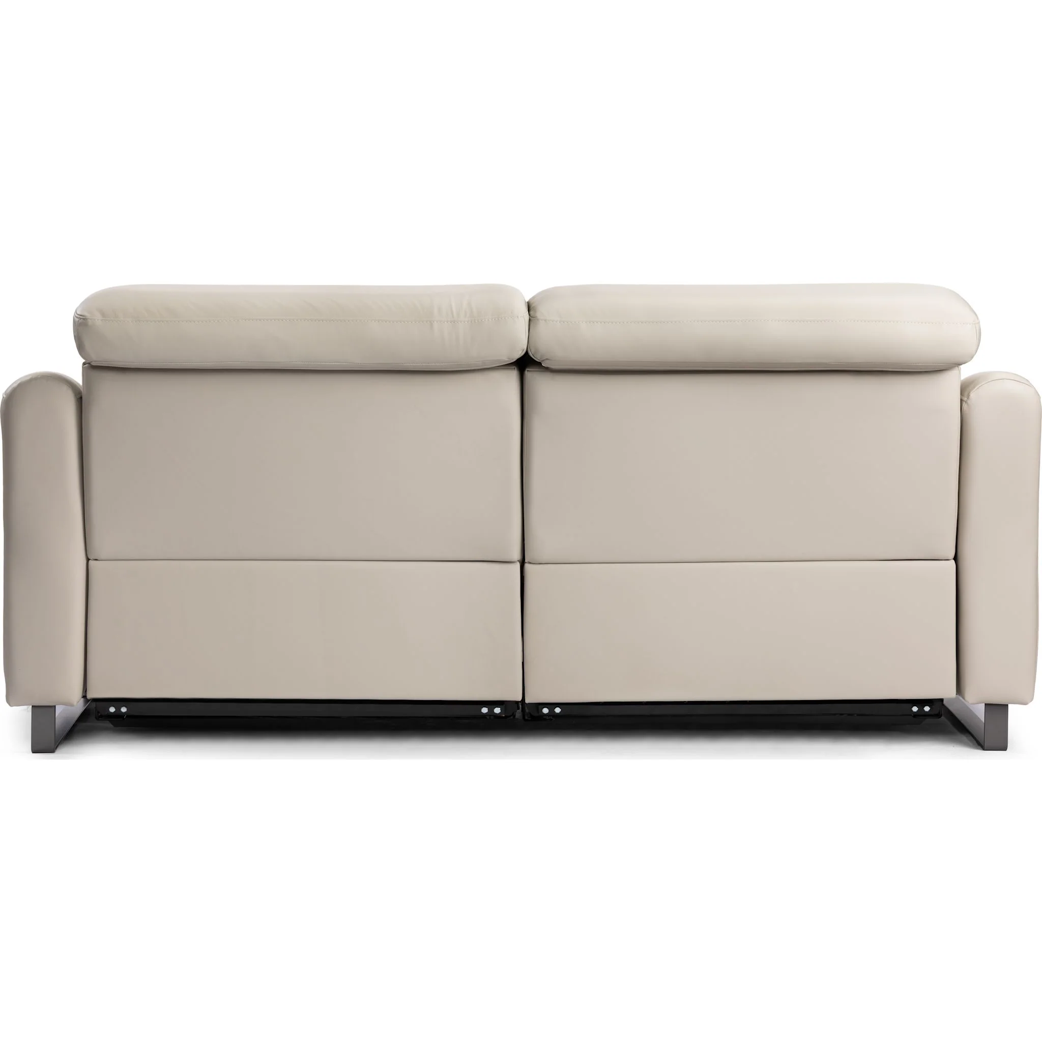 Reverie Power Reclining Sofa With Power Headrest - Vacchetta Grey - Image 5