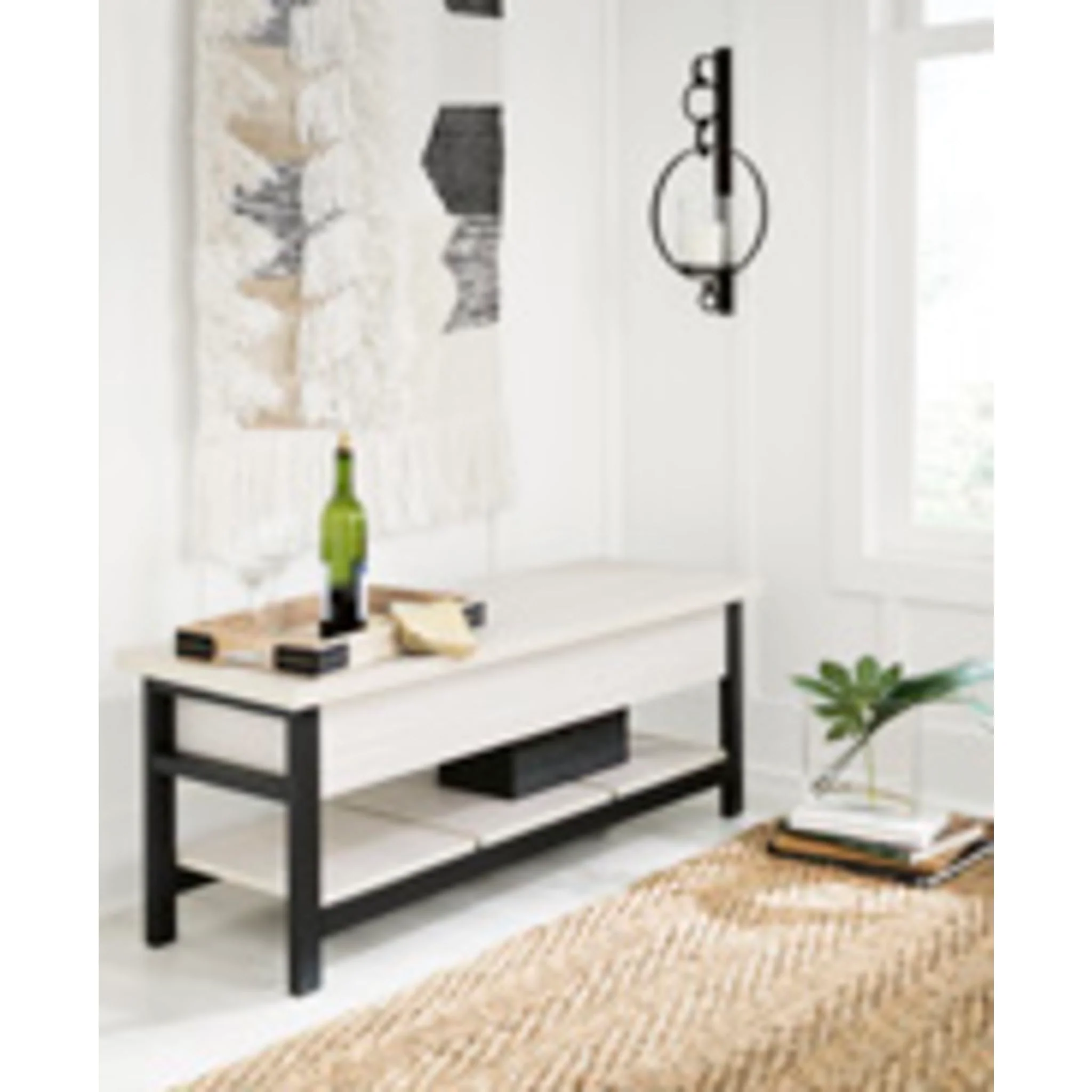 Rhyson Storage Bench - White - Image 14