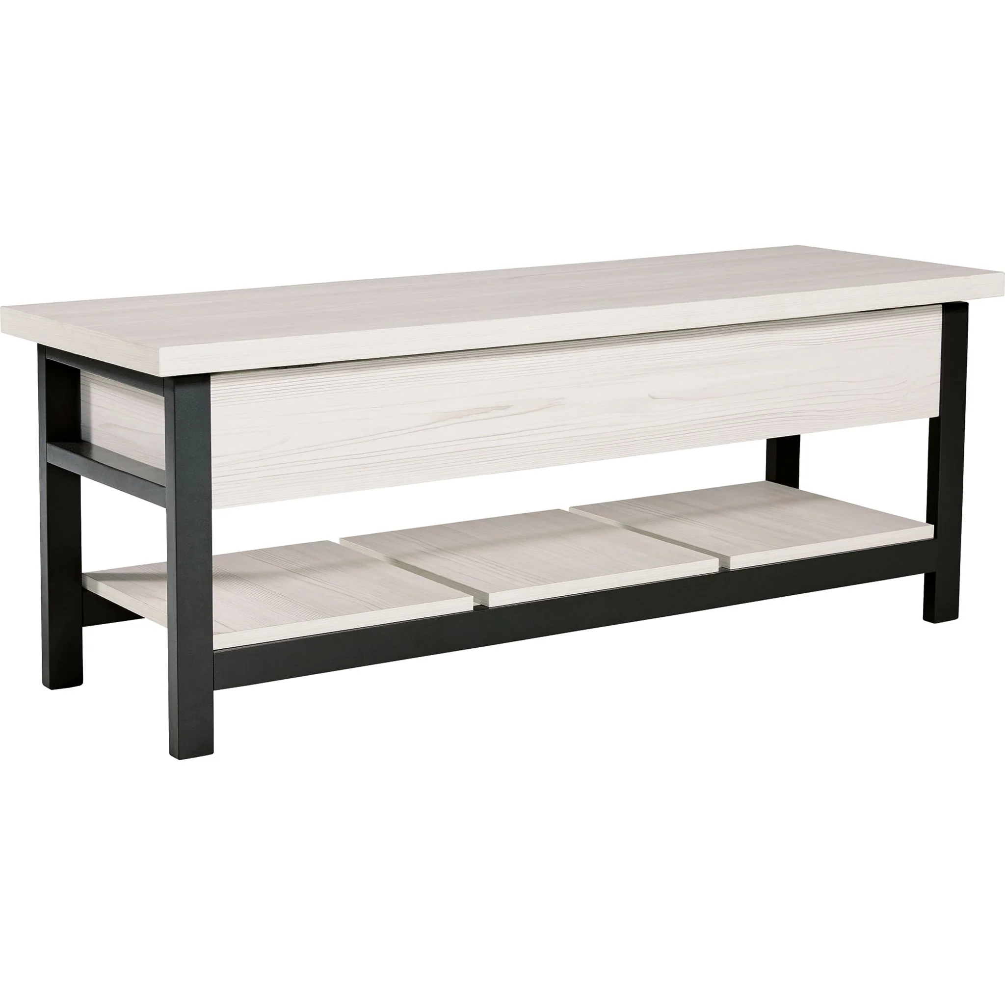 Rhyson Storage Bench - White - Image 5