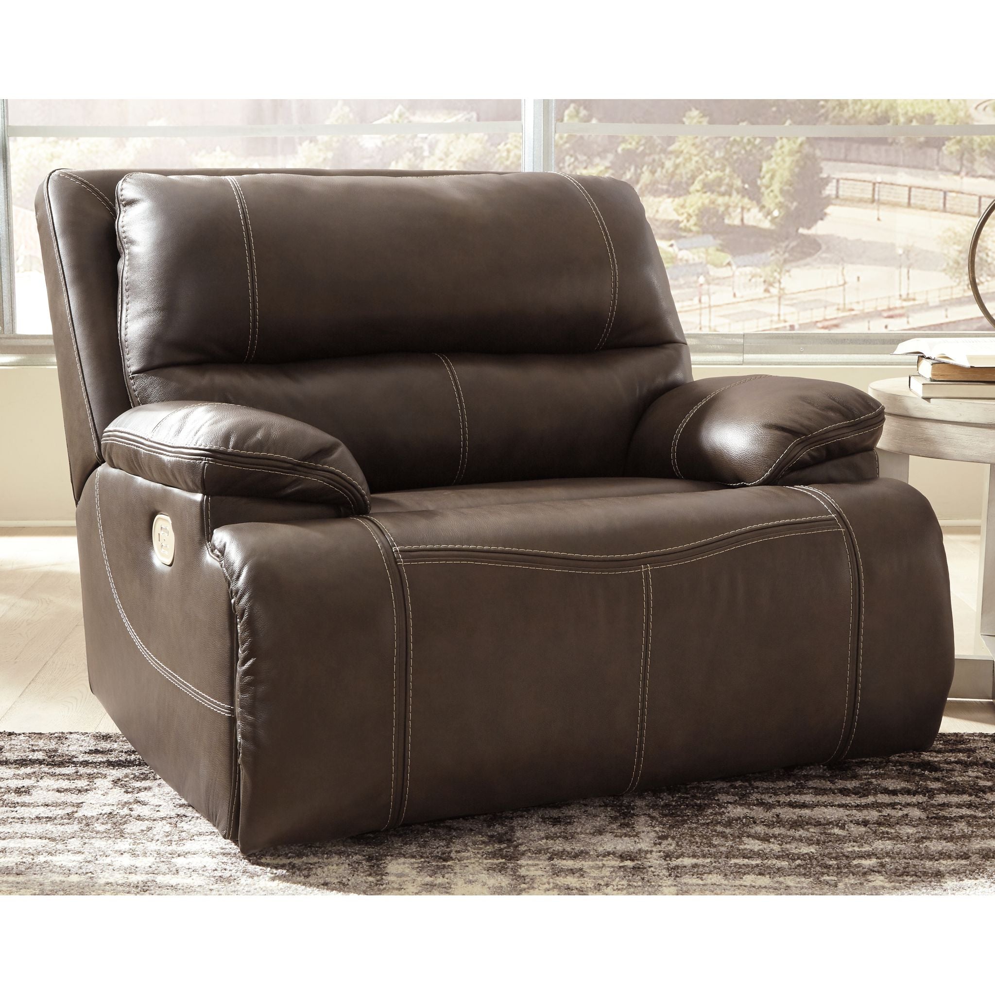 Ricmen Power Recliner - Walnut - Image 2