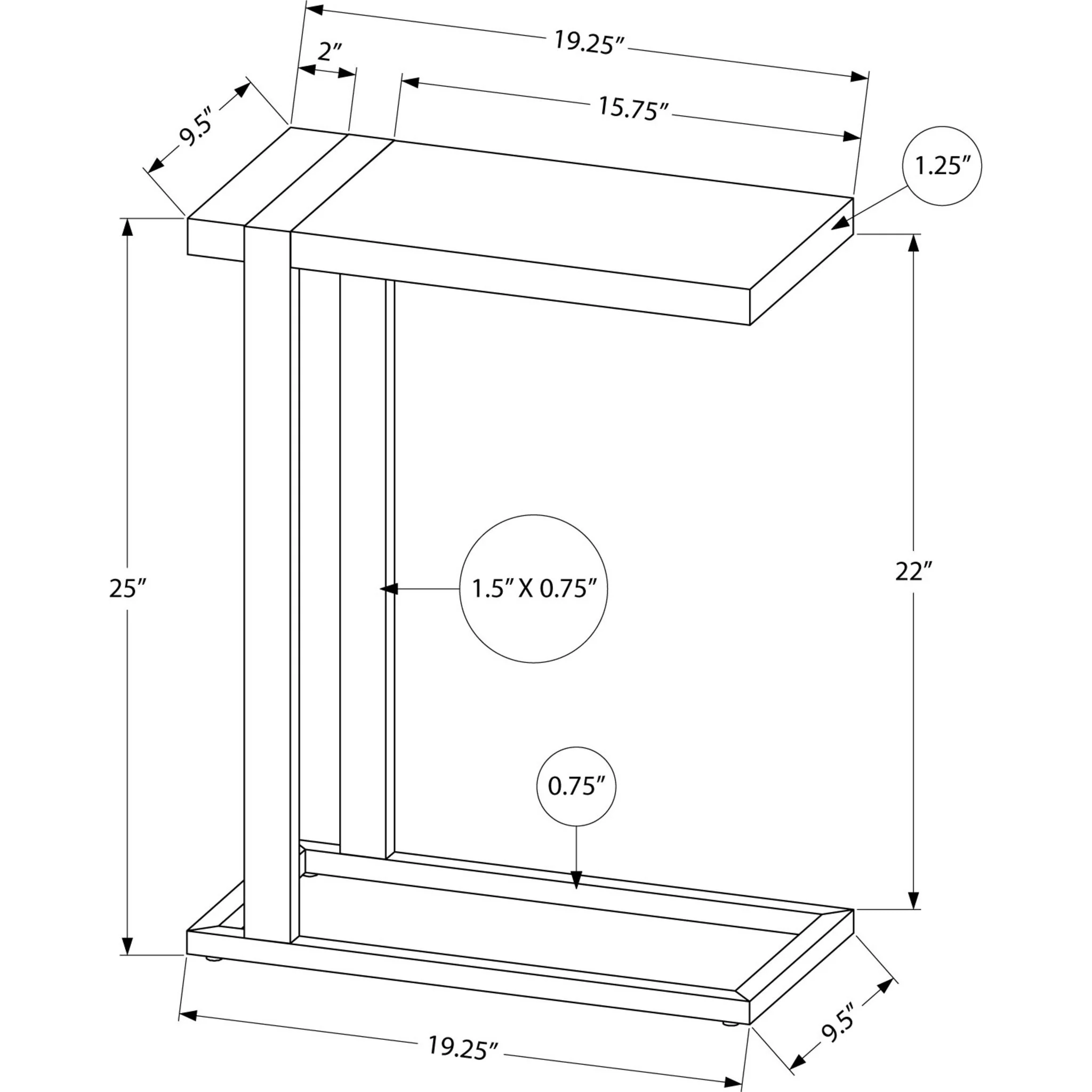 Ridge Accent Table - Image 63