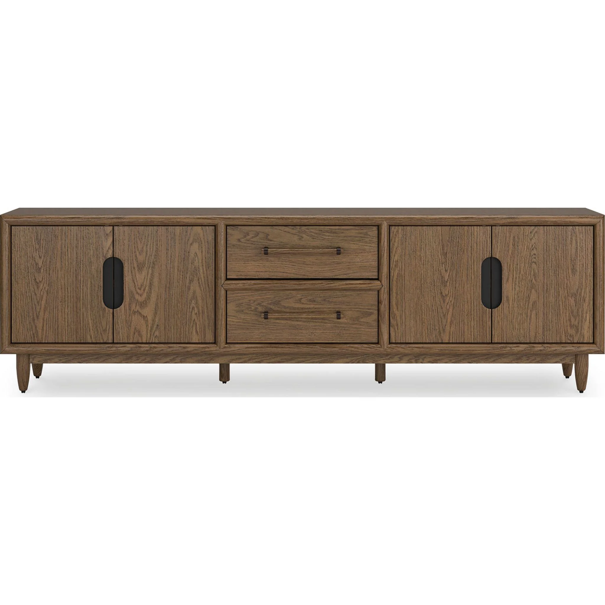 Roanhowe TV Stand - Brown - Image 7