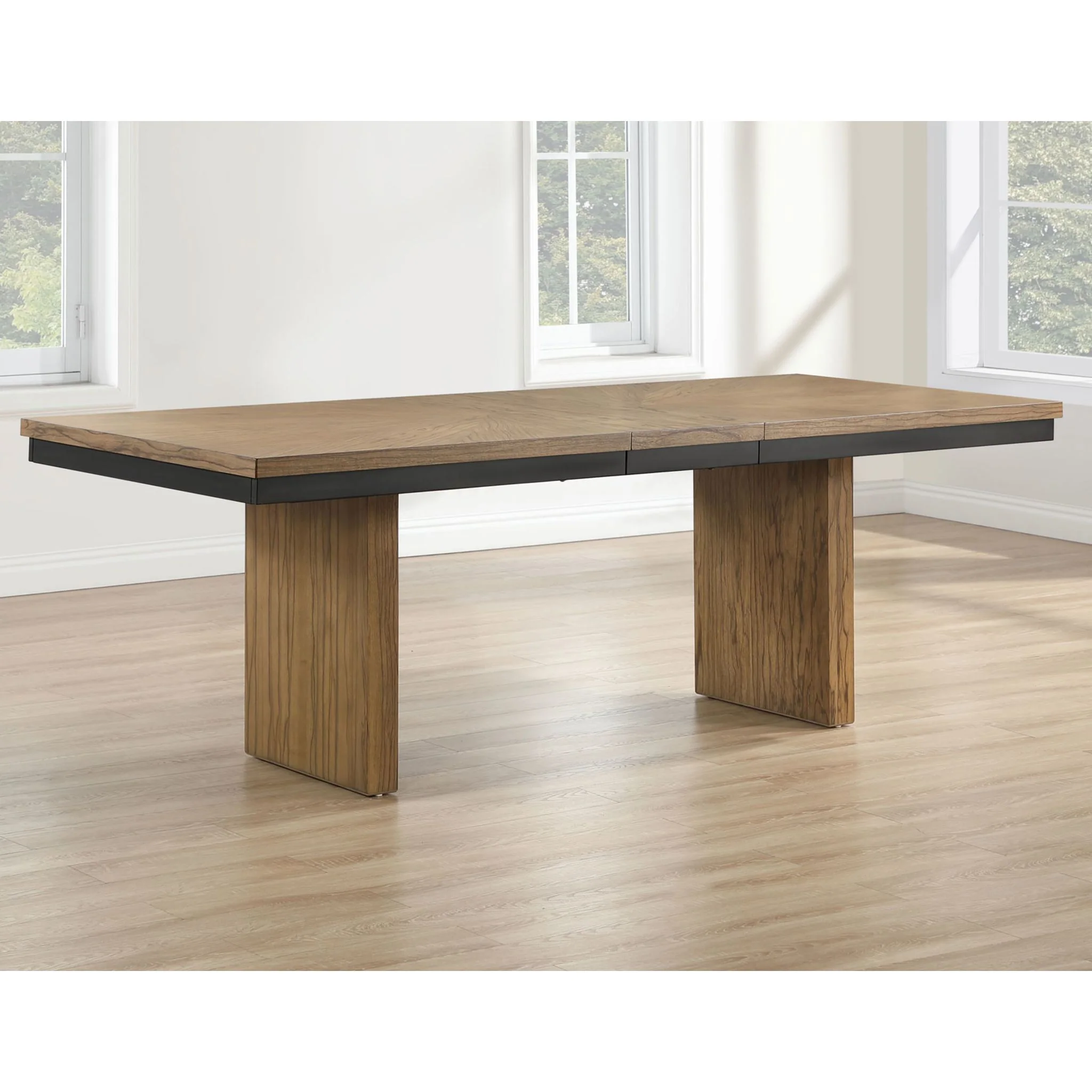 Roatan Dining Extension Table - Toffee/Black - (1587707K) - Image 8