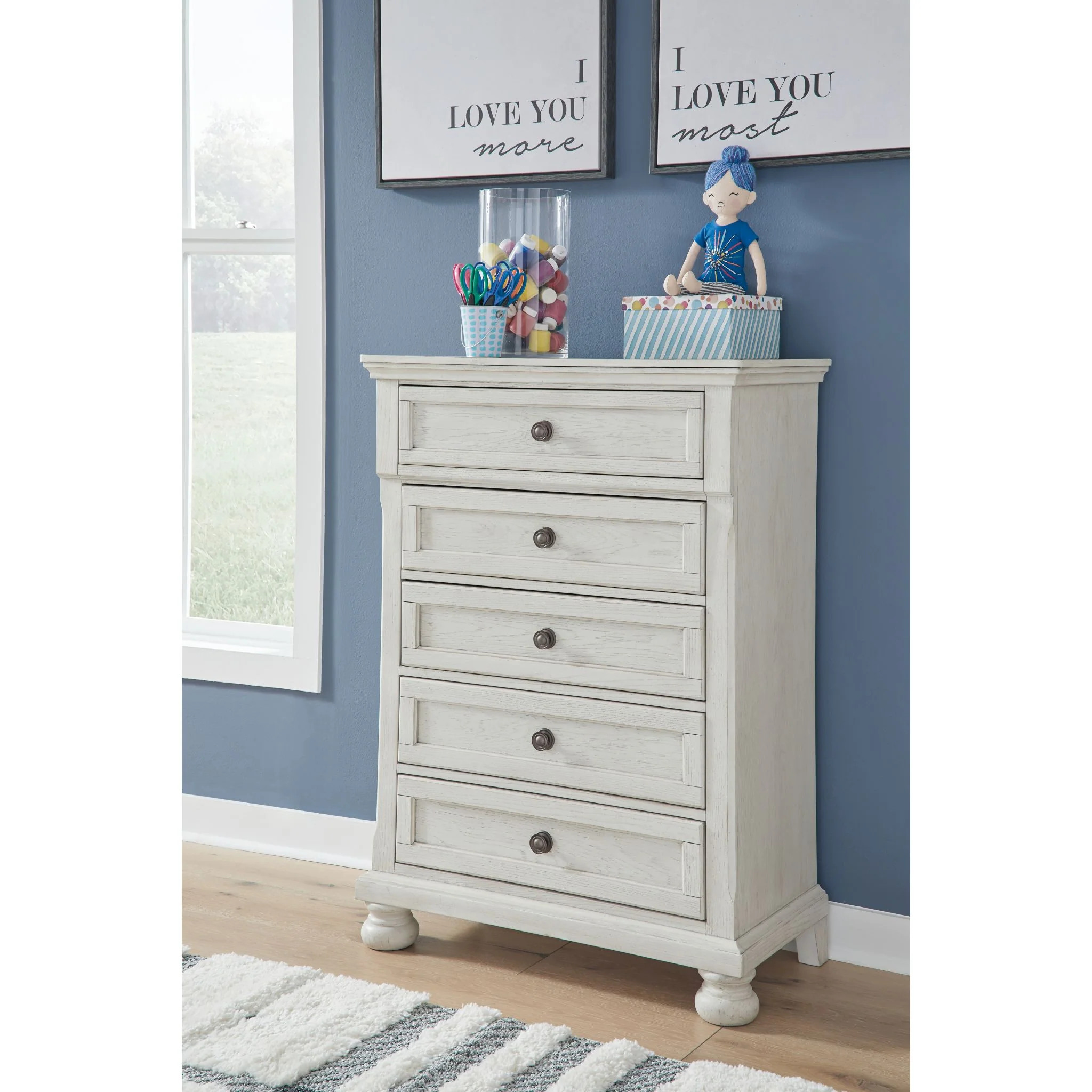 Robbinsdale Chest - Antique White - Image 2