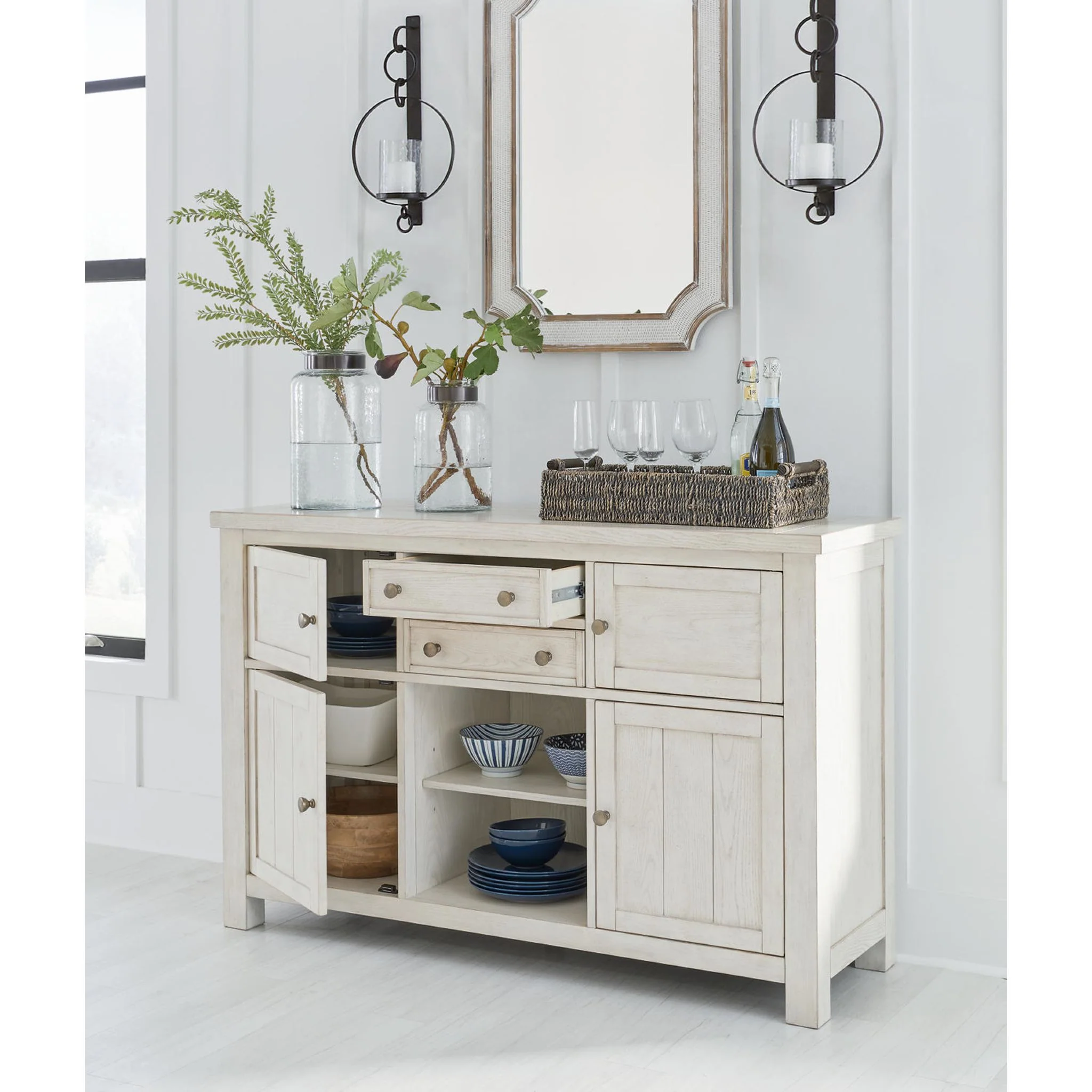 Robbinsdale Dining Server - Antique White - (D642-60) - Image 18