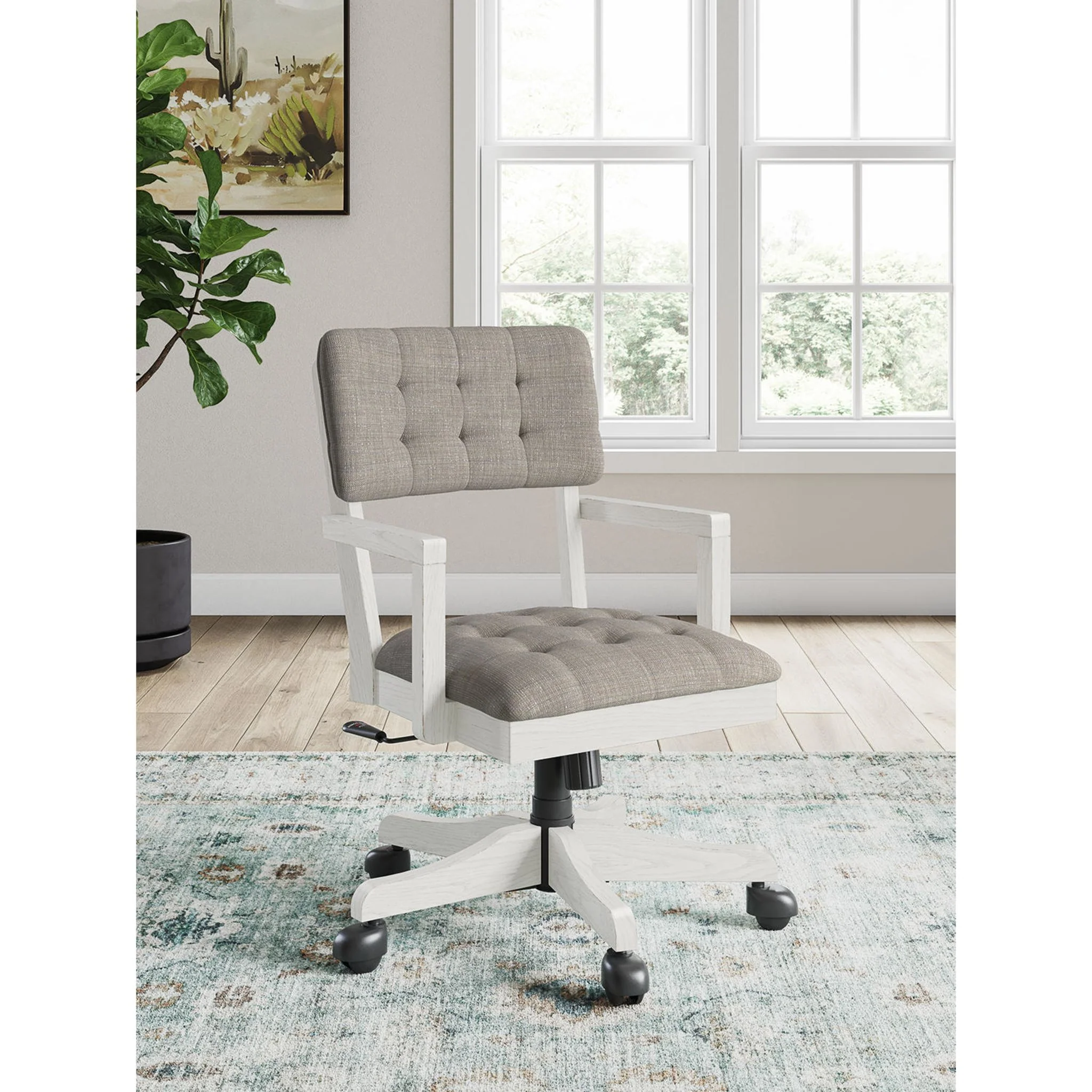 Robbinsdale Office Chair - Antique White - Image 2