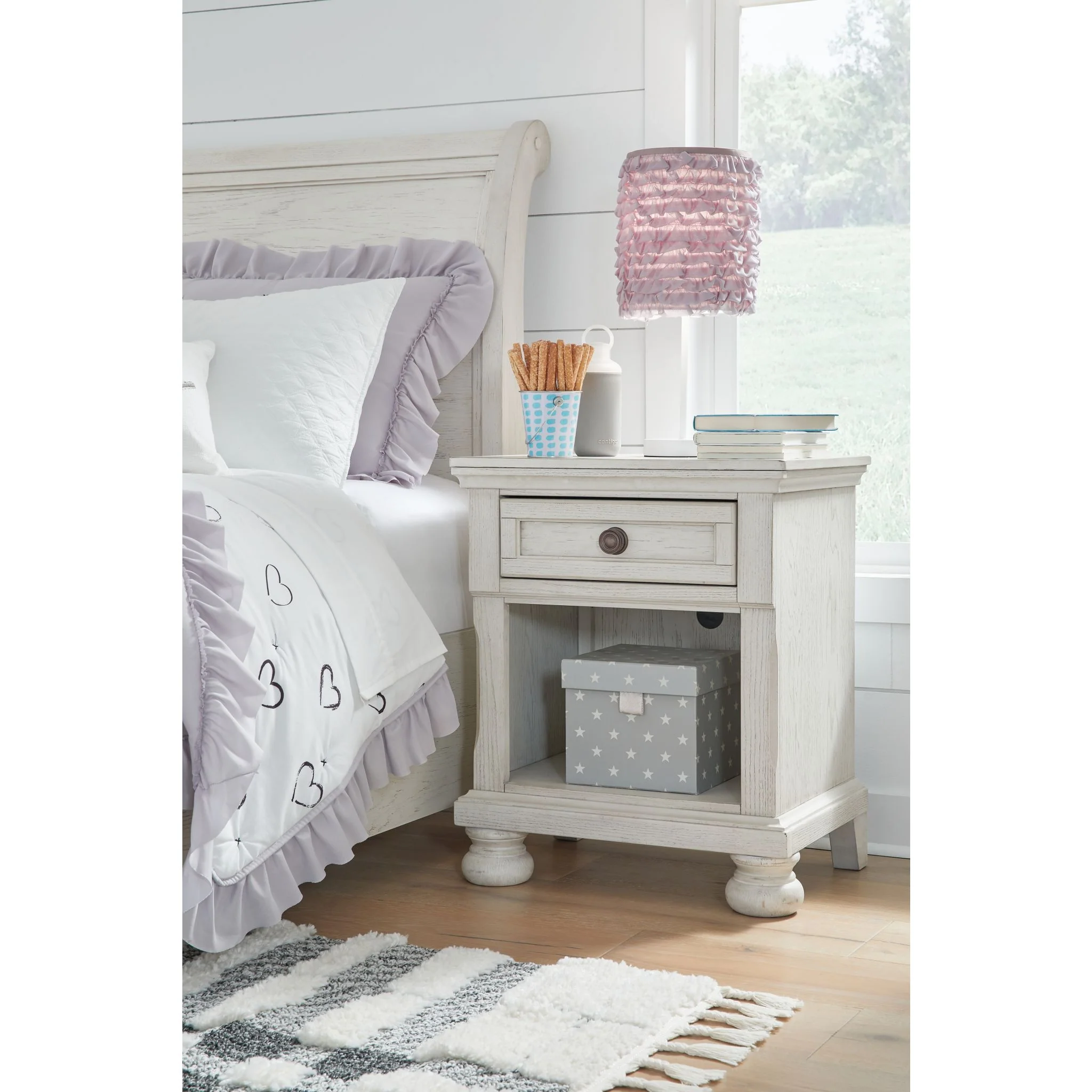Robbinsdale Nightstand - Antique White - Image 2