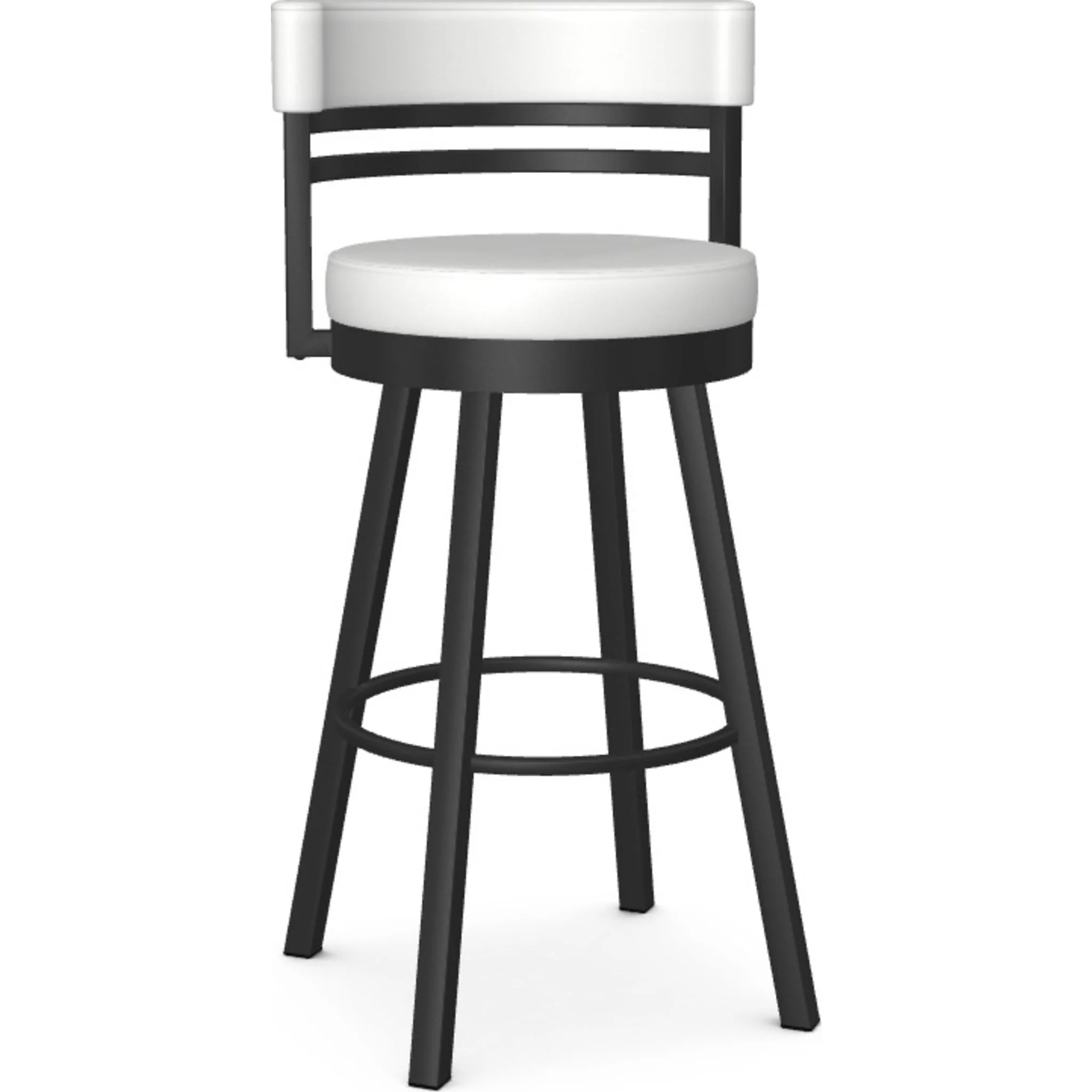 Ronny Bar Height Stool - Blizzard/Black Coral - (41442-30-25-DH) - Image 2
