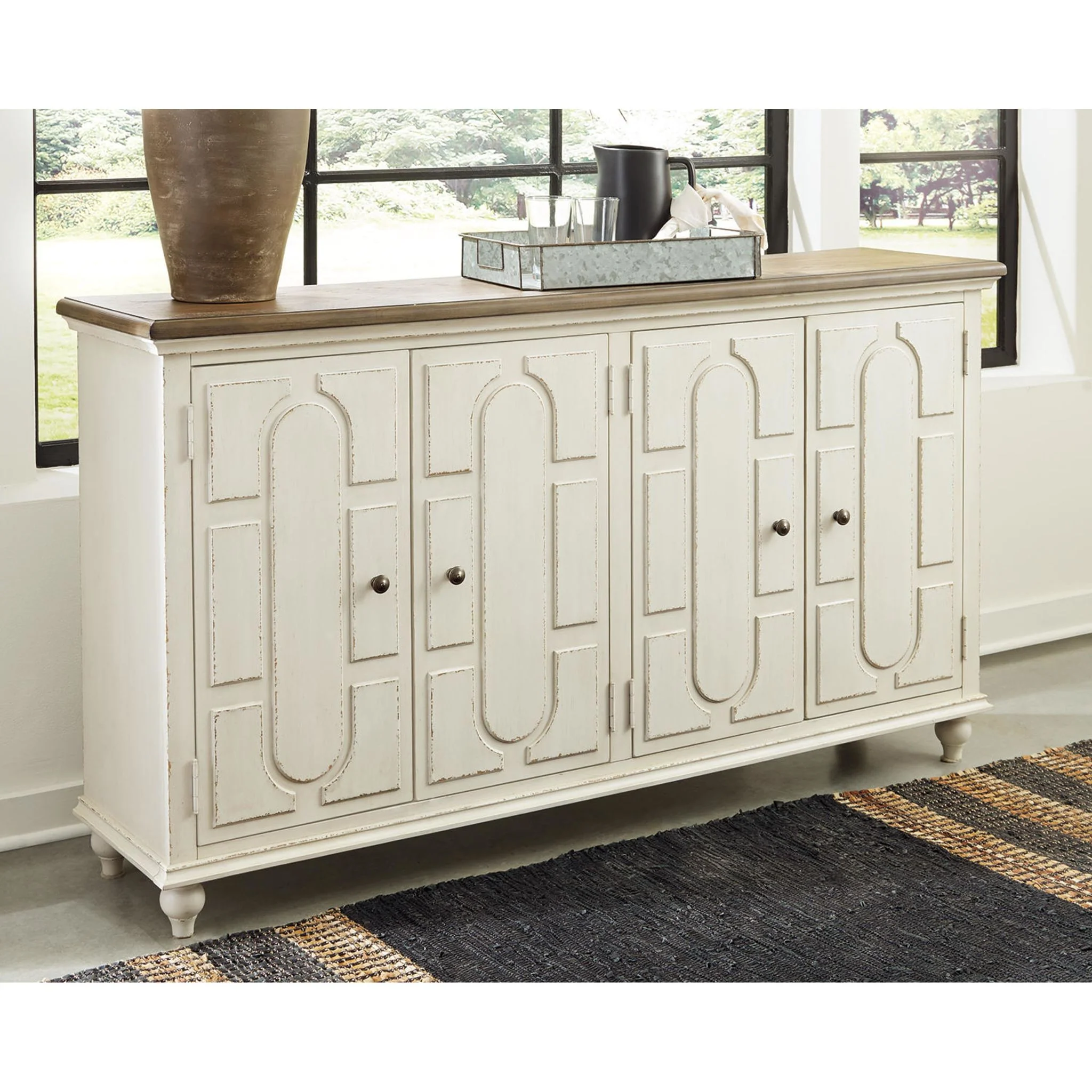 Roranville Cabinet - Antique White - Image 12
