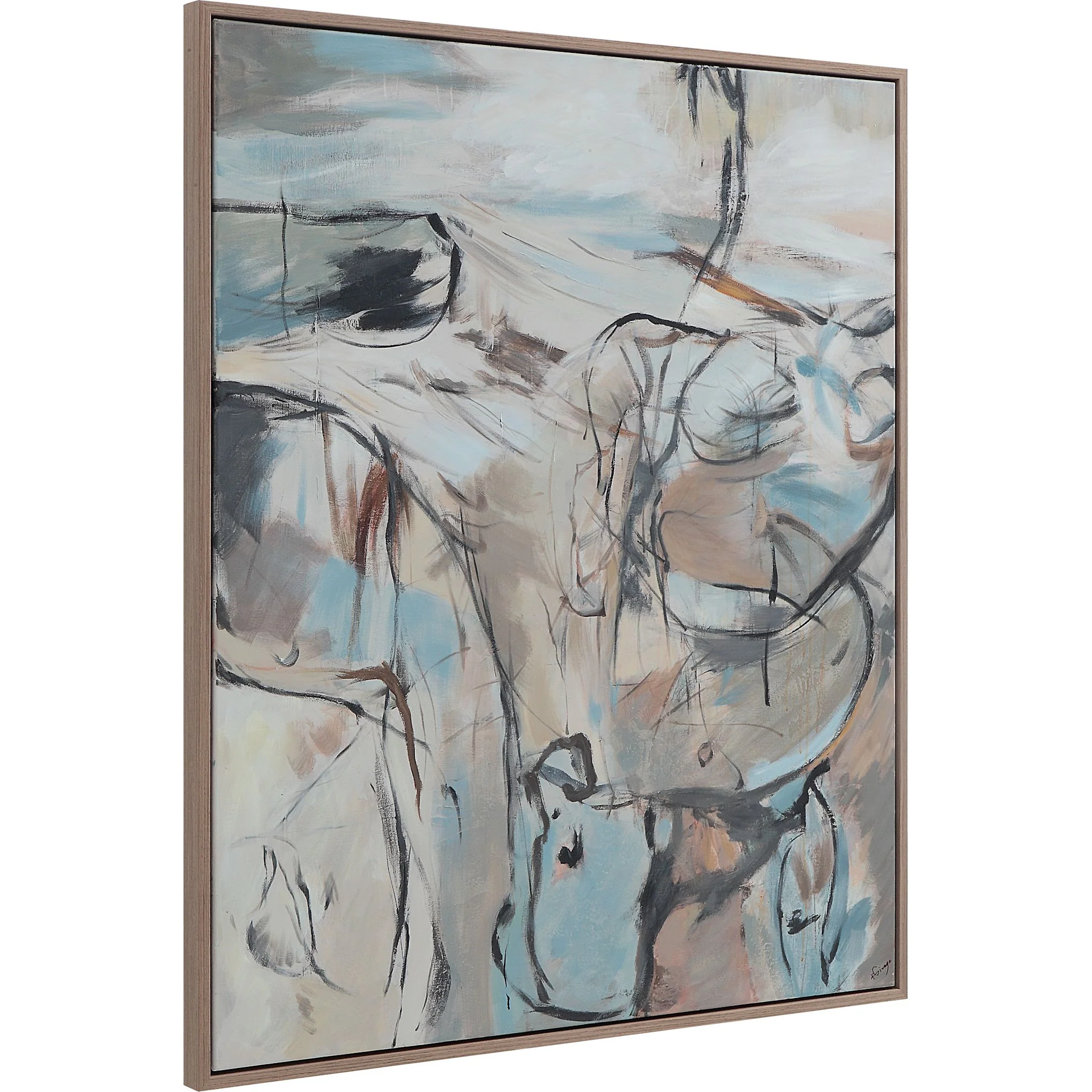 Roseline Wall Art 50.00" x 60.00" - Image 2