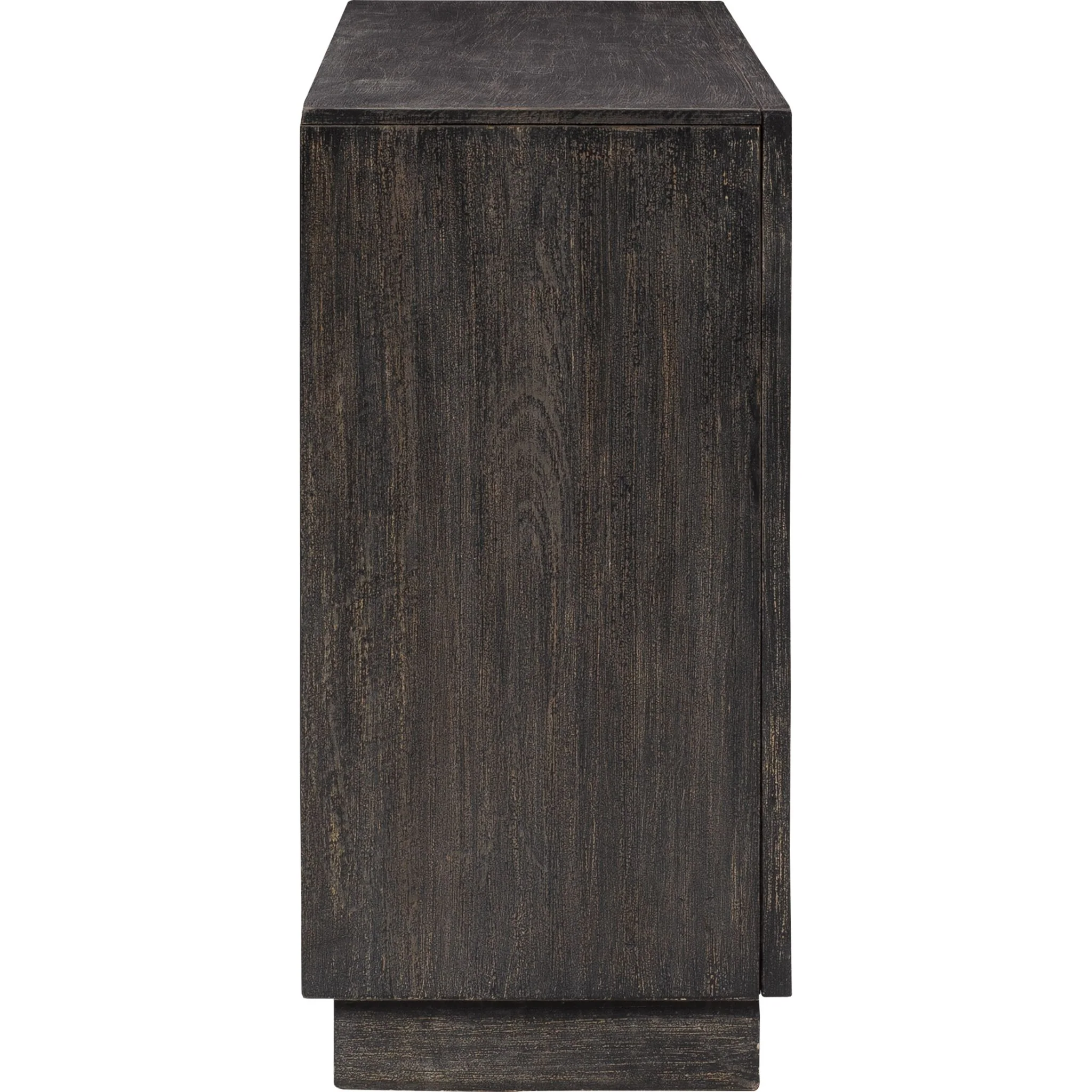 Roseworth Accent Cabinet - Distressed Black - Image 4