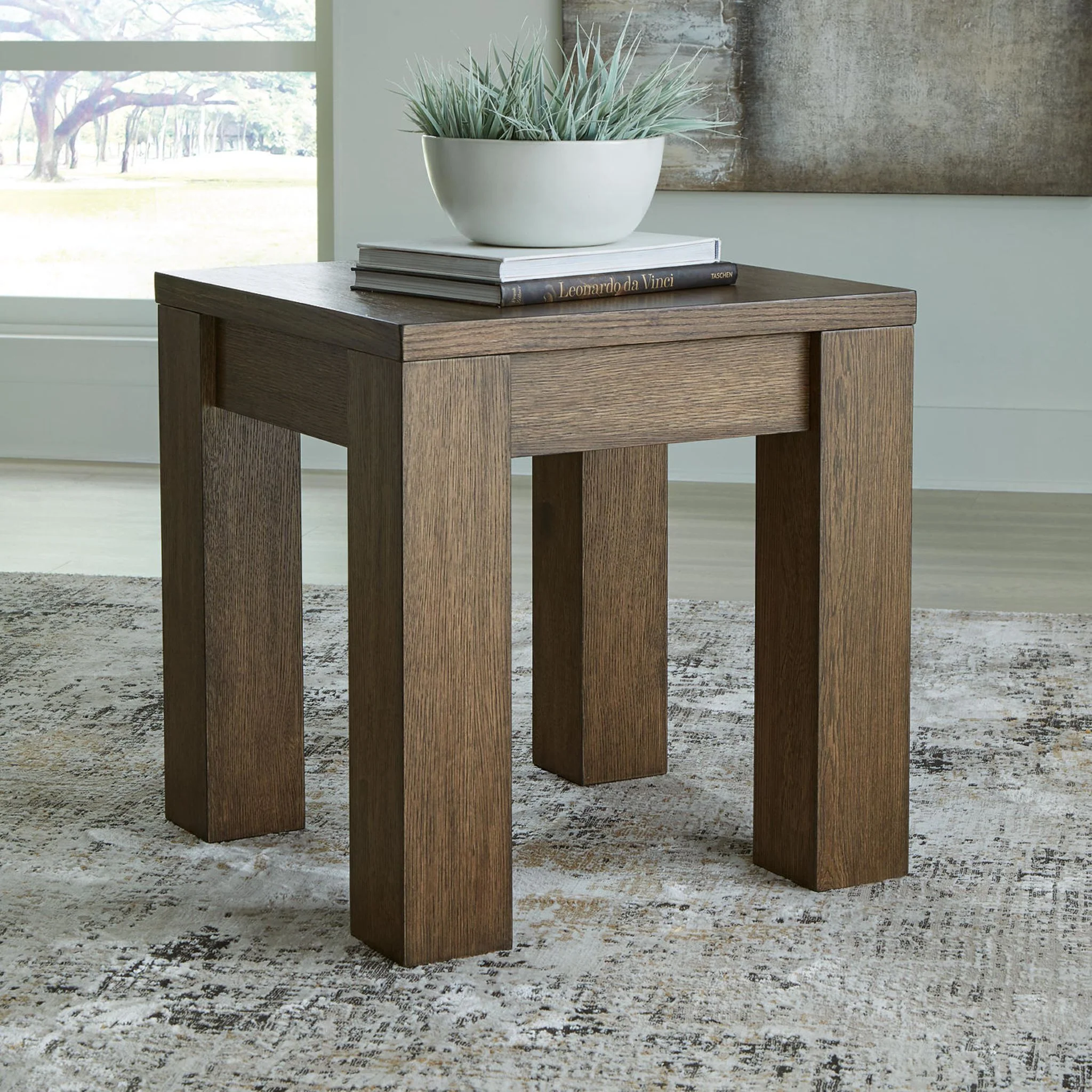Rosswain End Table - Warm Brown - Image 36