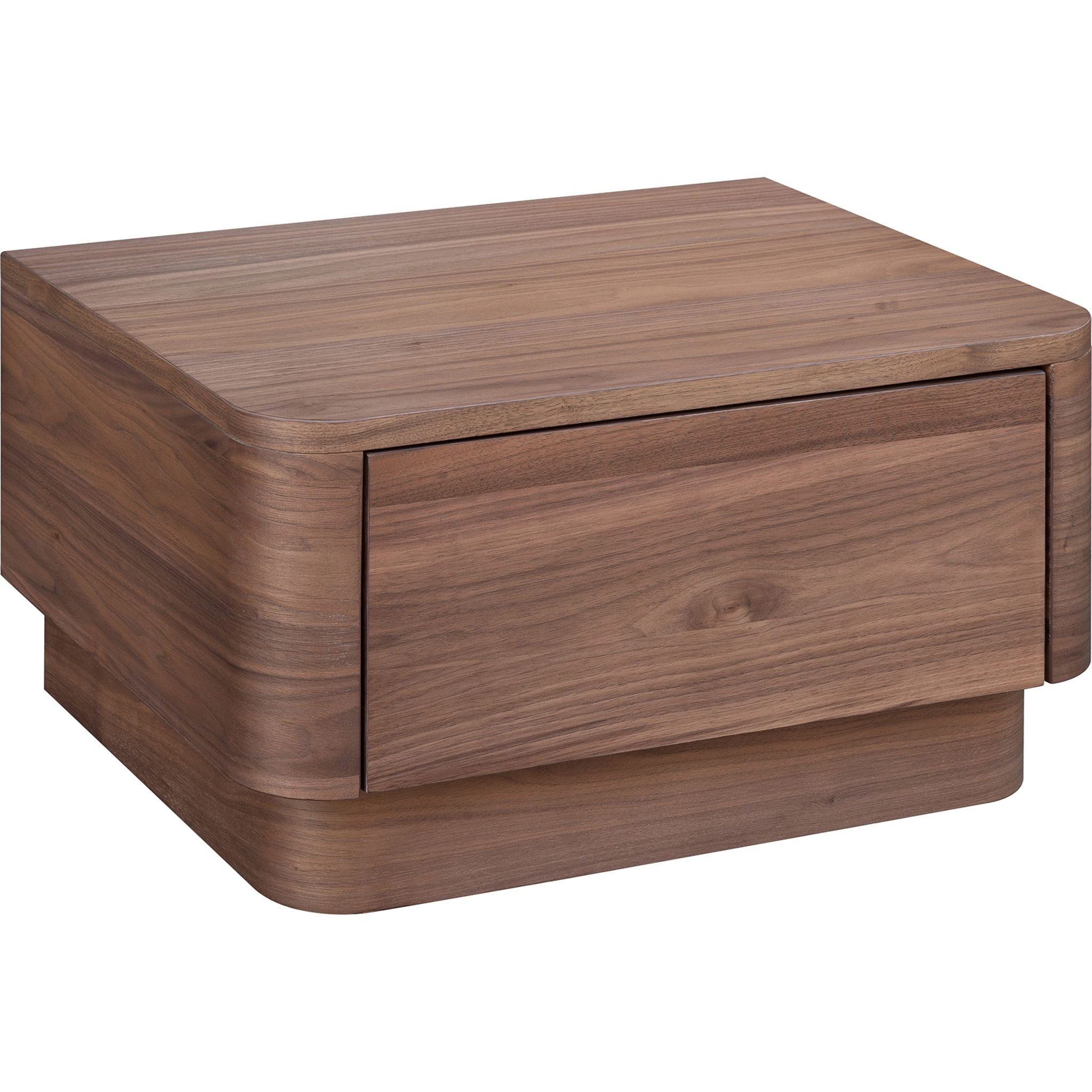 Round Off Nightstand - Walnut - Image 2