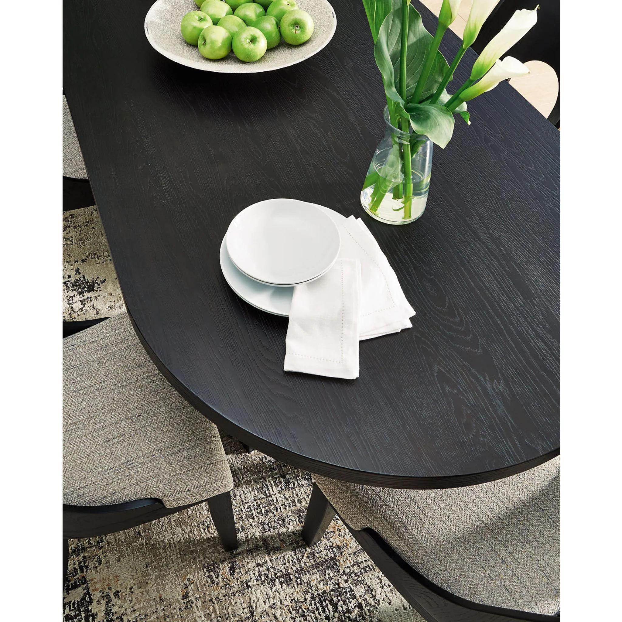 Rowanbeck Dining Table - Black - (D821-25) - Image 7