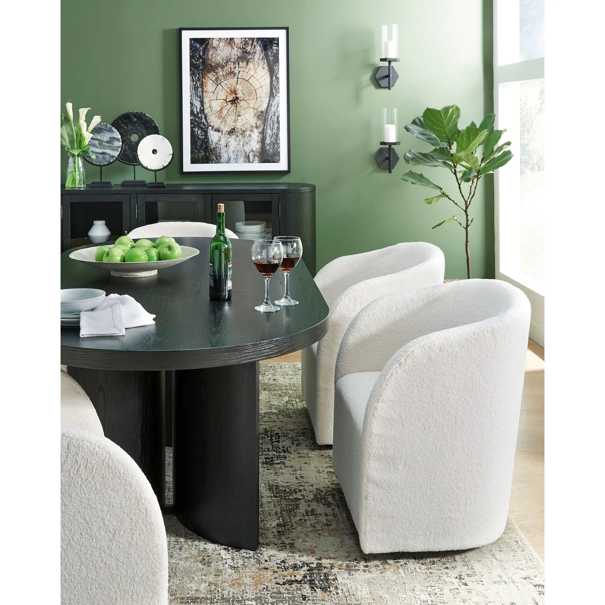 Rowanbeck Dining Table - Black - (D821-25) - Image 8