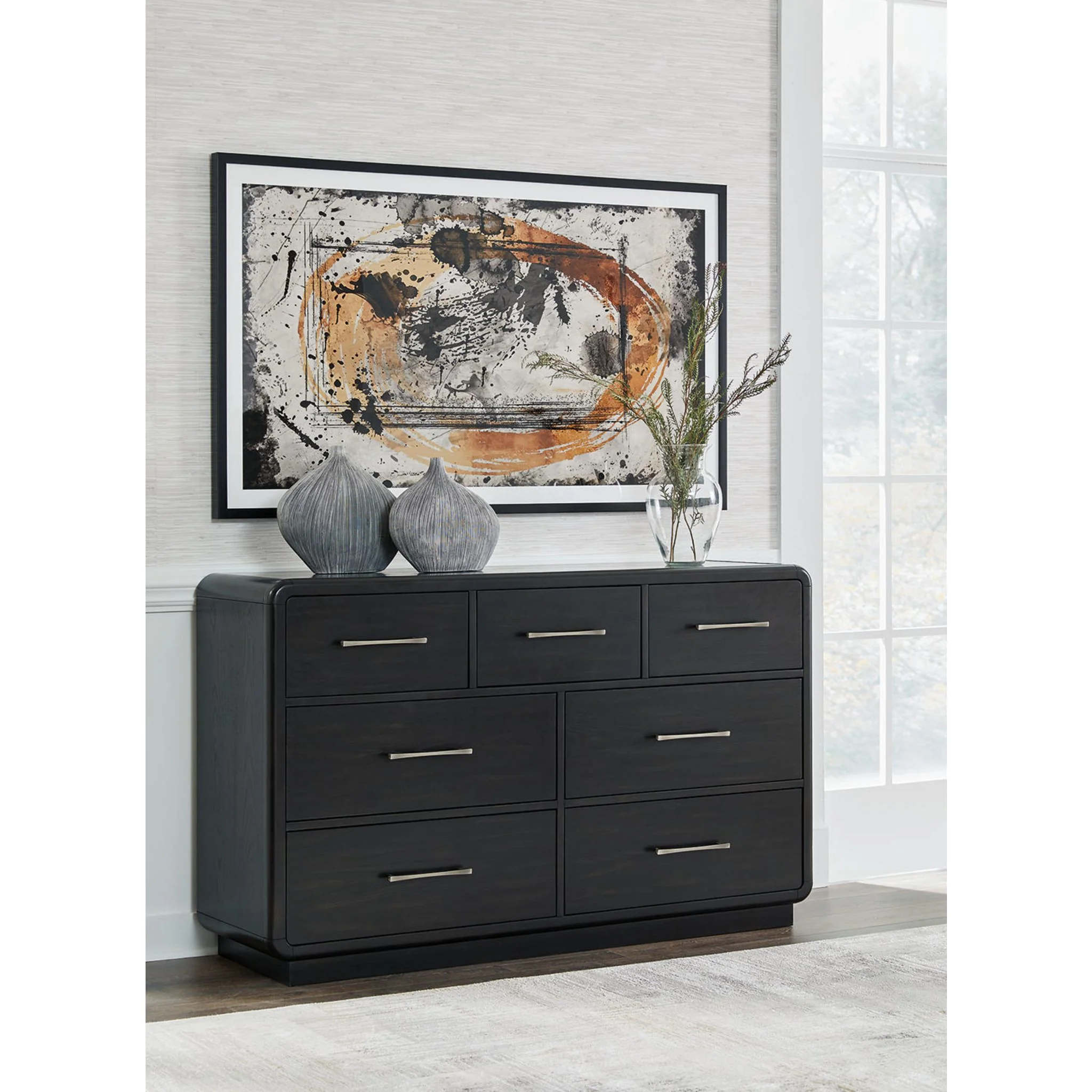 Rowanbeck Dresser - Black - Image 5