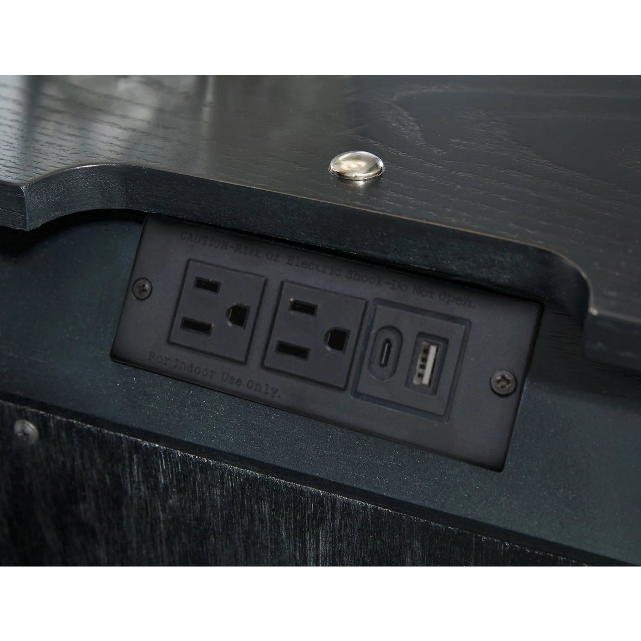 Rowanbeck Nightstand - Black - Image 2