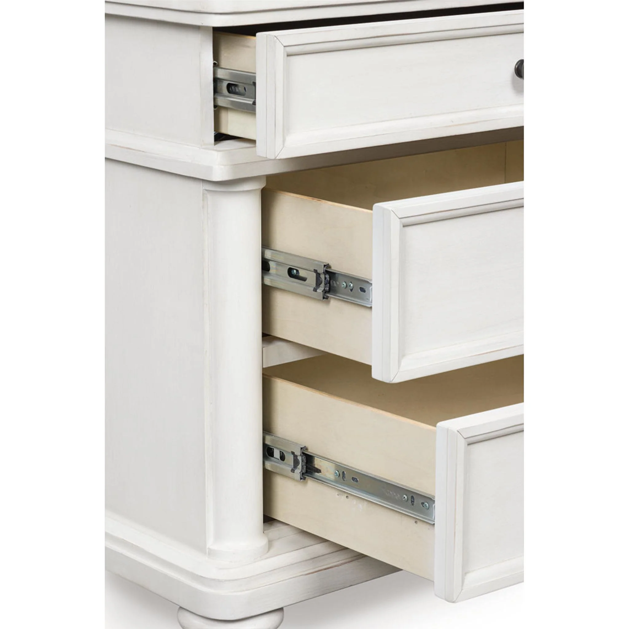 Rowlenstown Dresser and Mirror - Antique White - Image 4