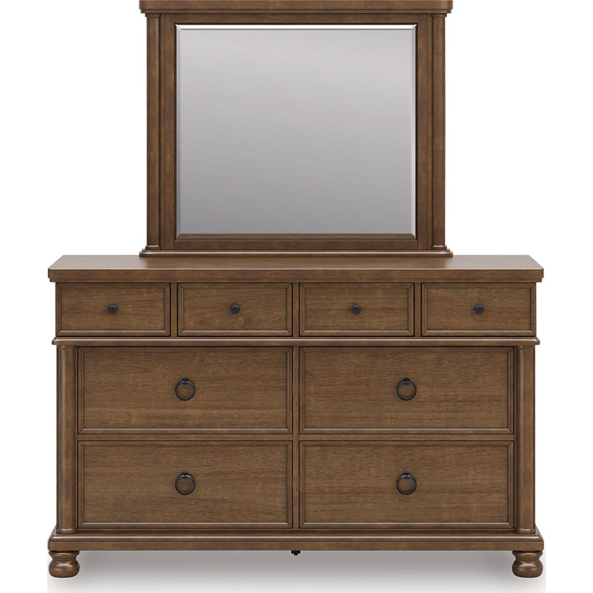 Rowlenstown Dresser and Mirror - Brown - Image 3
