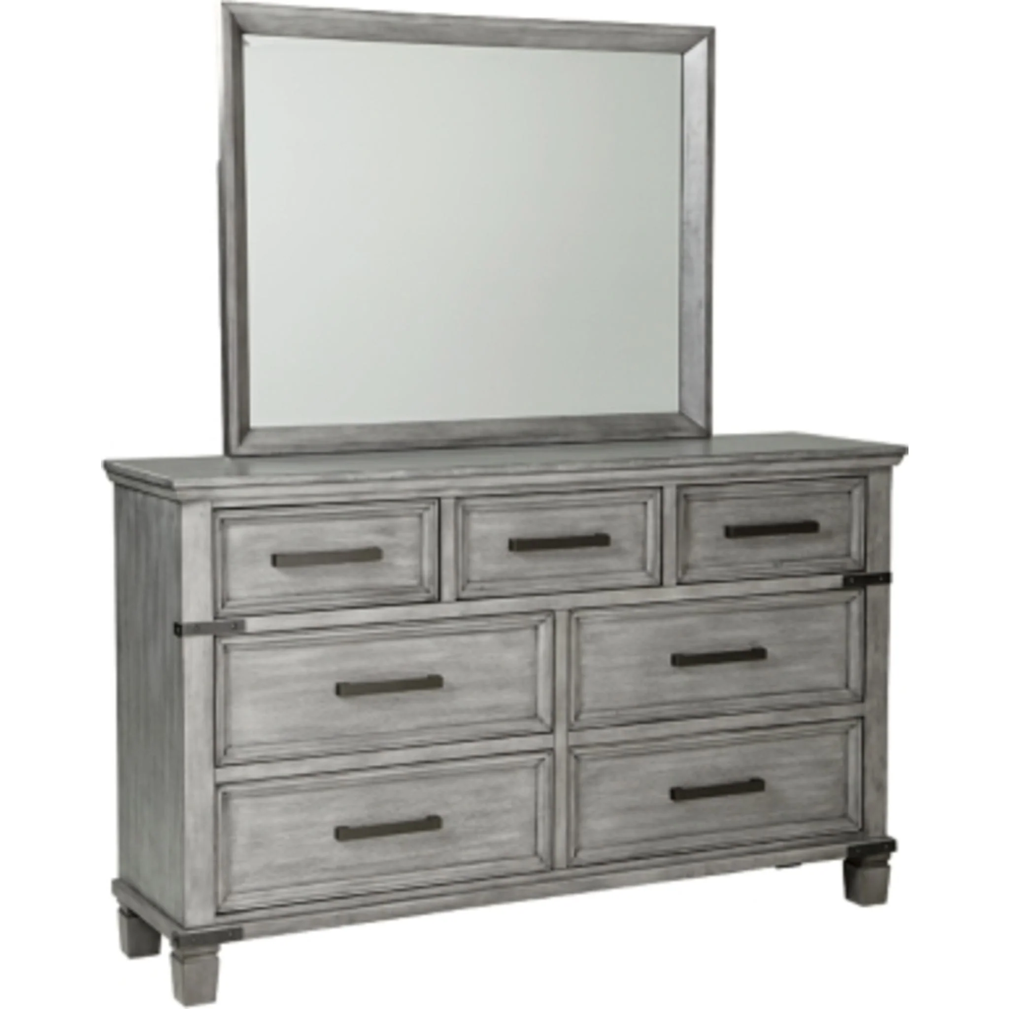 Russelyn Dresser and Mirror - Gray - Image 4