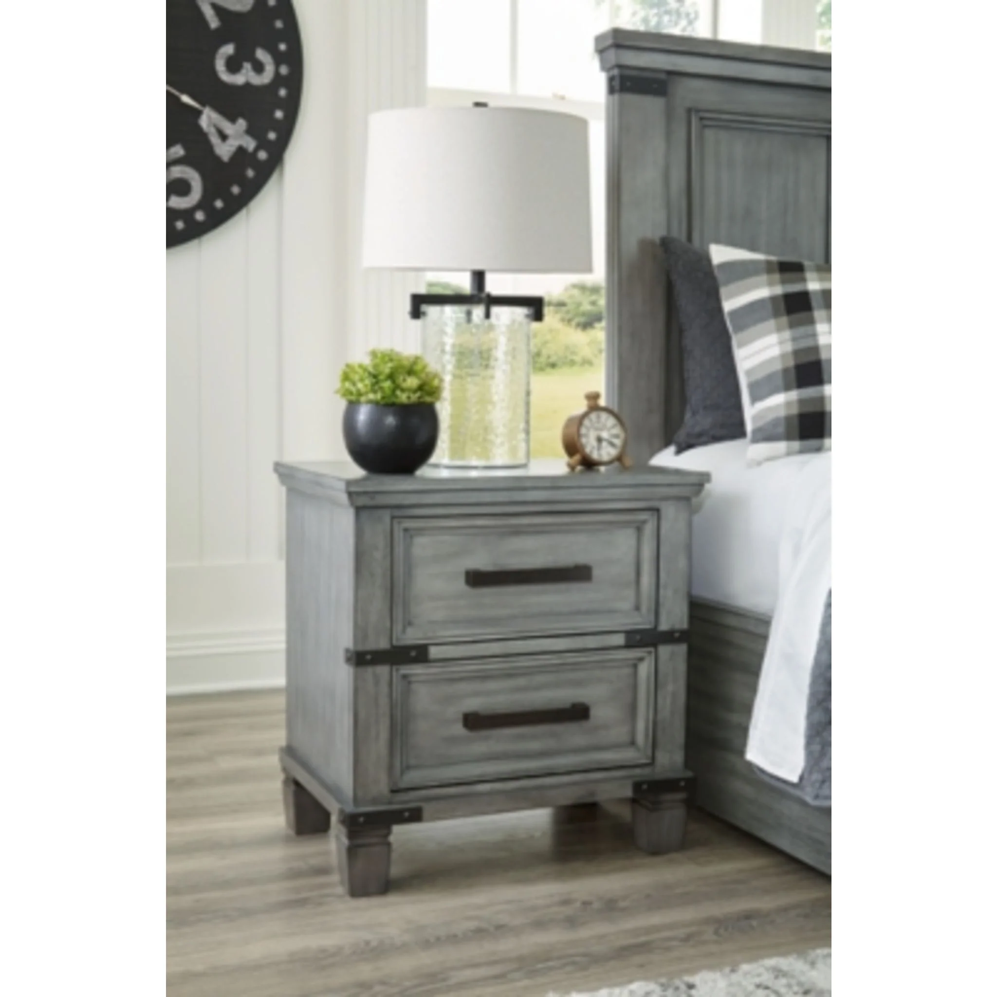 Russelyn Nightstand - Gray - Image 14