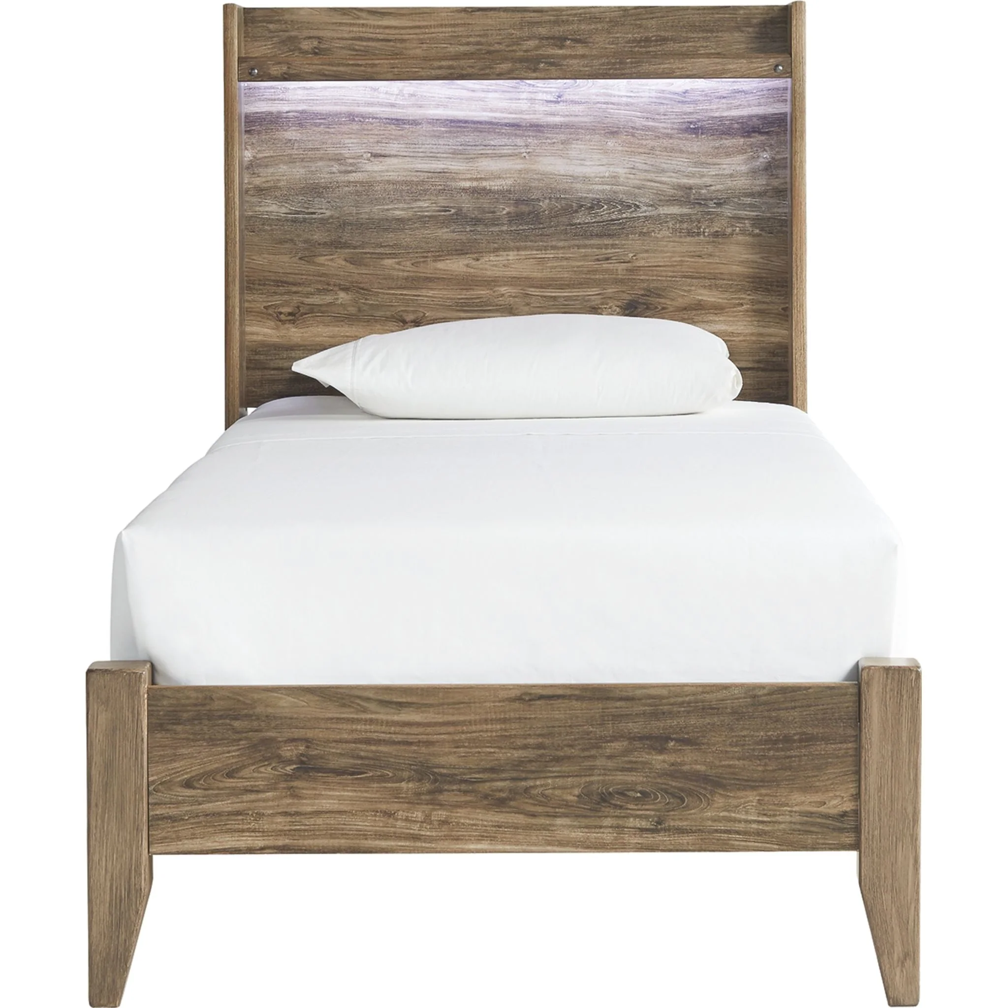 Rusthaven Twin Panel Bed - Brown - Image 3