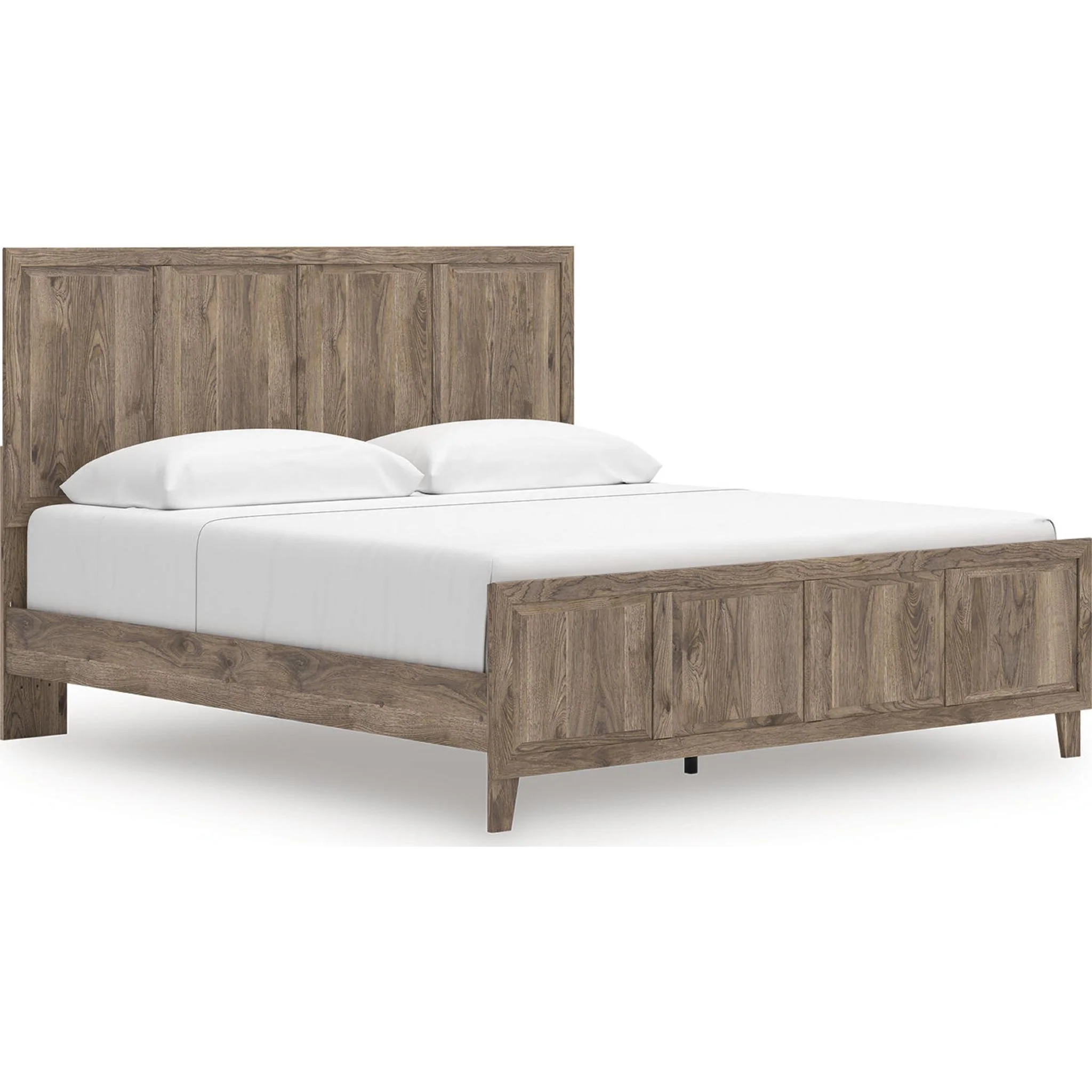 Rusticott 6 Piece King Panel Bedroom - Brown - Image 11
