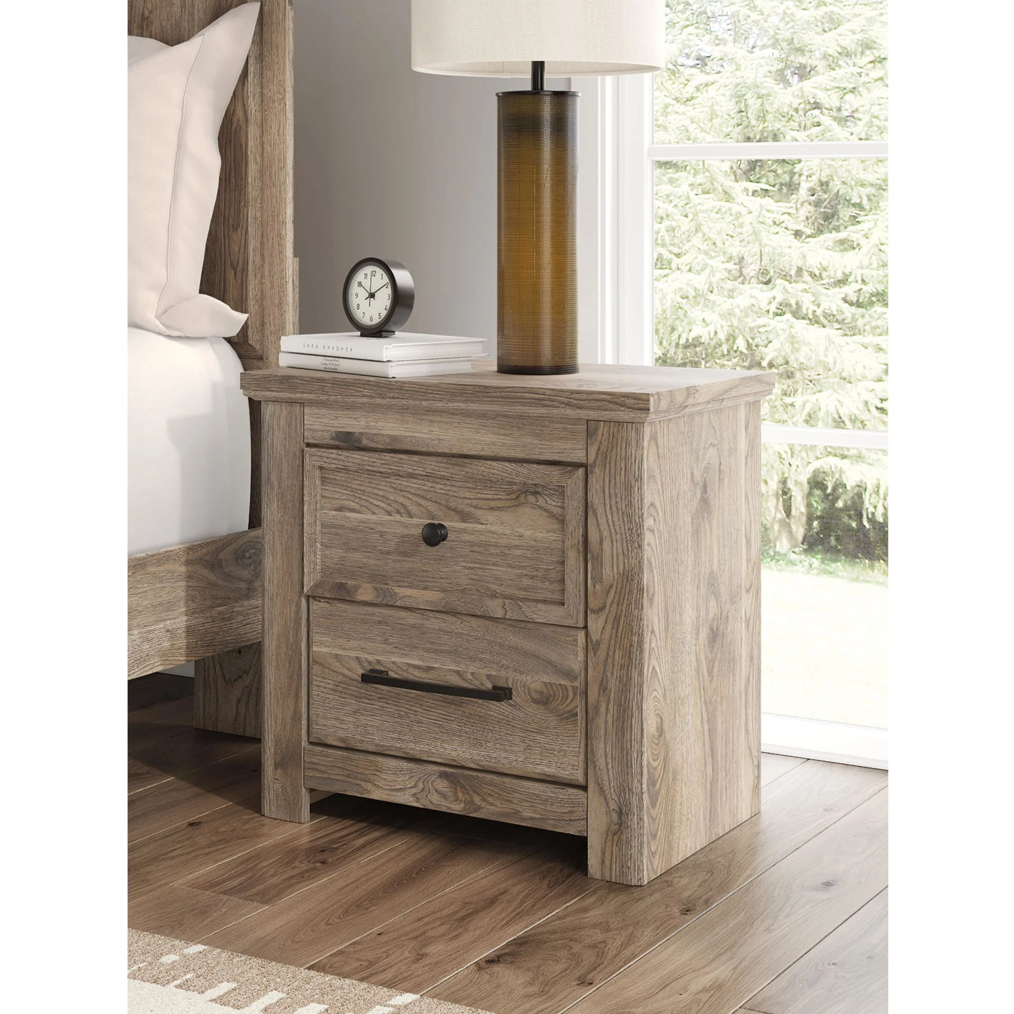 Rusticott 6 Piece King Panel Bedroom - Brown - Image 25