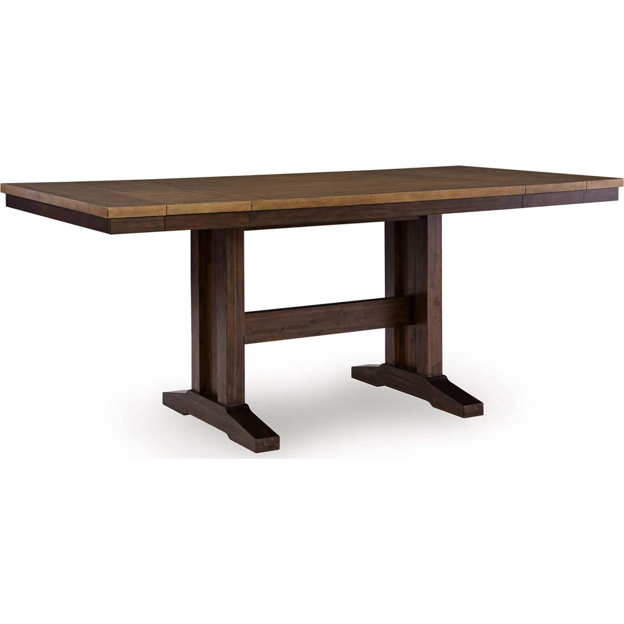 Rylandeen Counter Height Extension Table - Light Brown/Dark Brown - (PCD651-32)