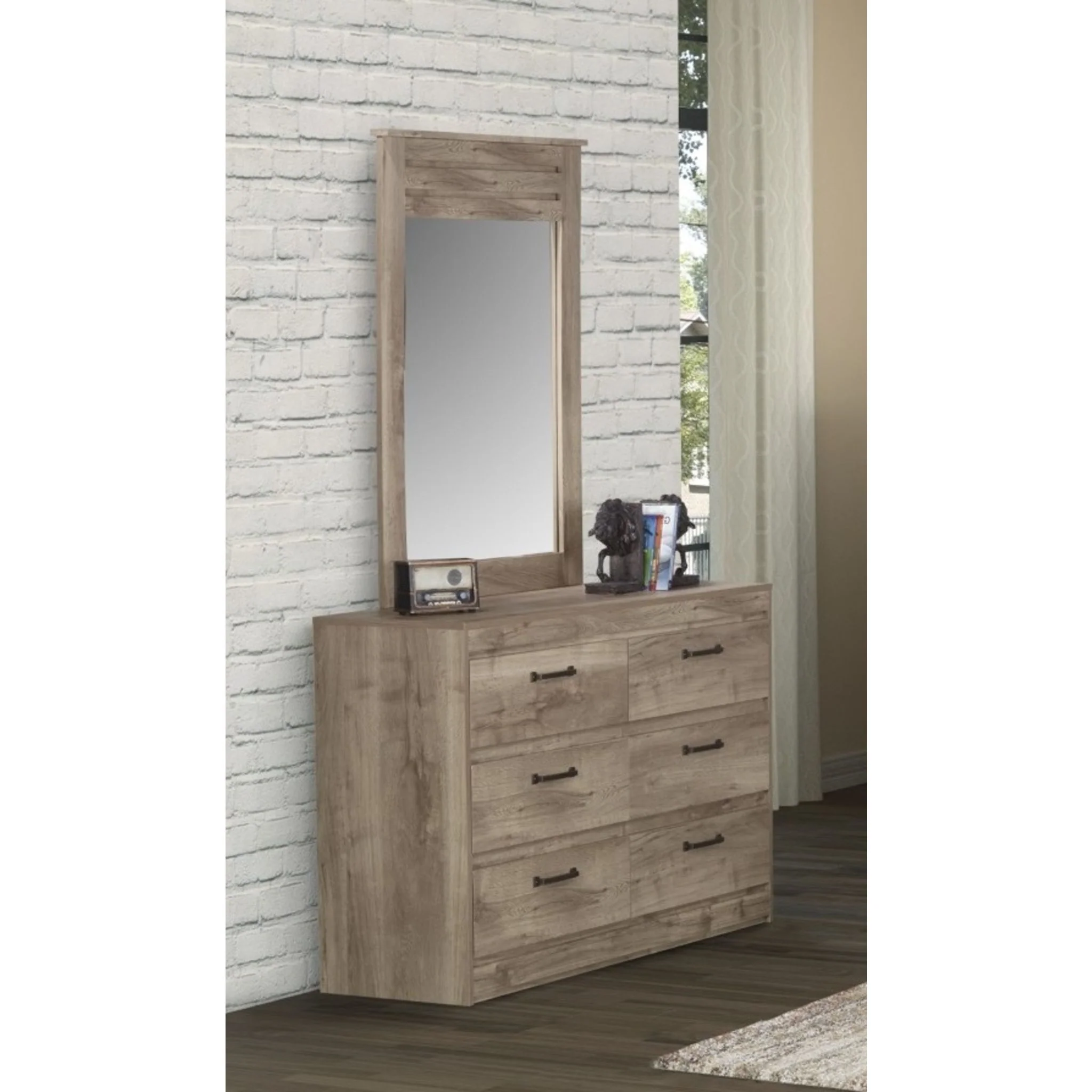 Sahara Dresser and Mirror - Natural - Image 2