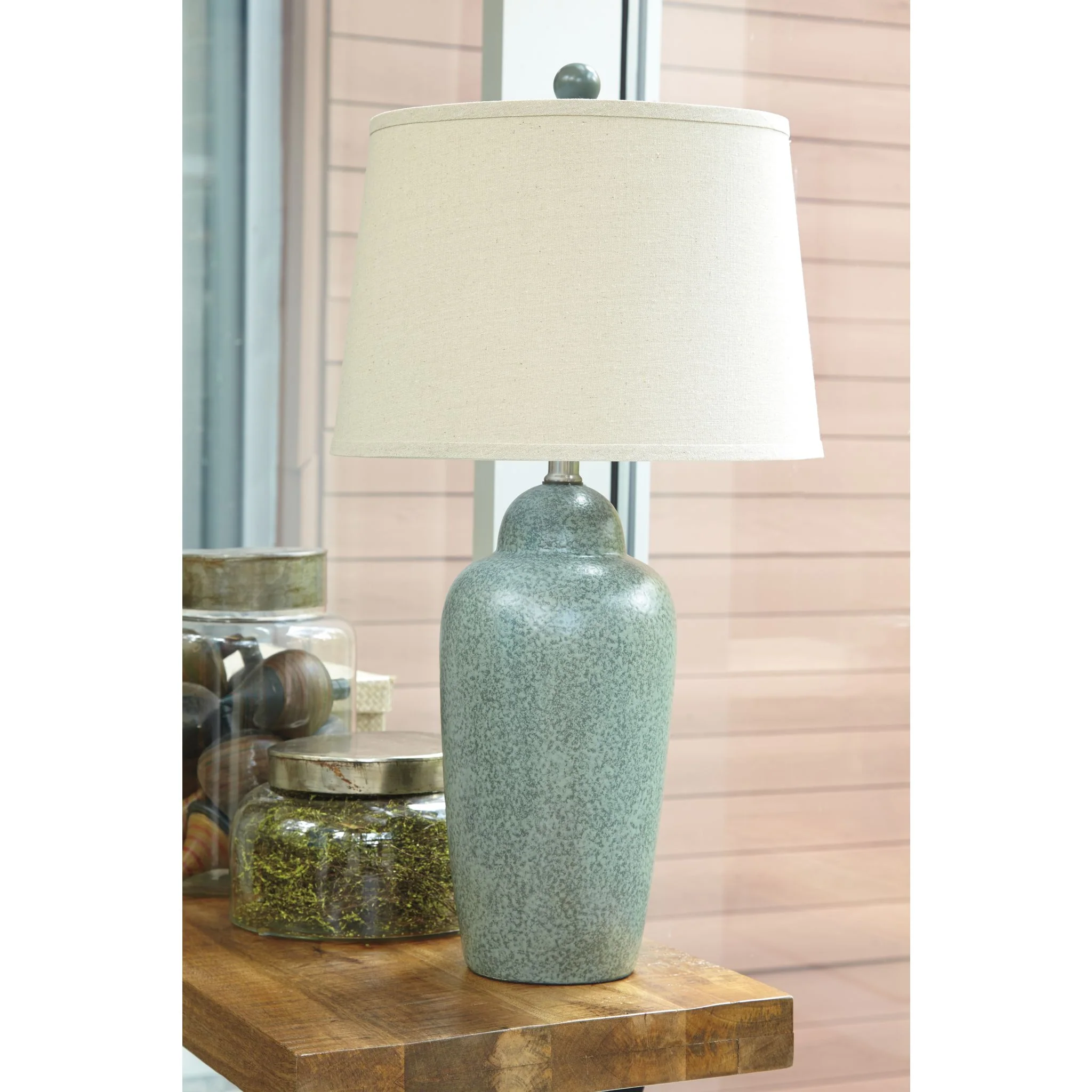 Saher Table Lamp - Green 29.50" - Image 2