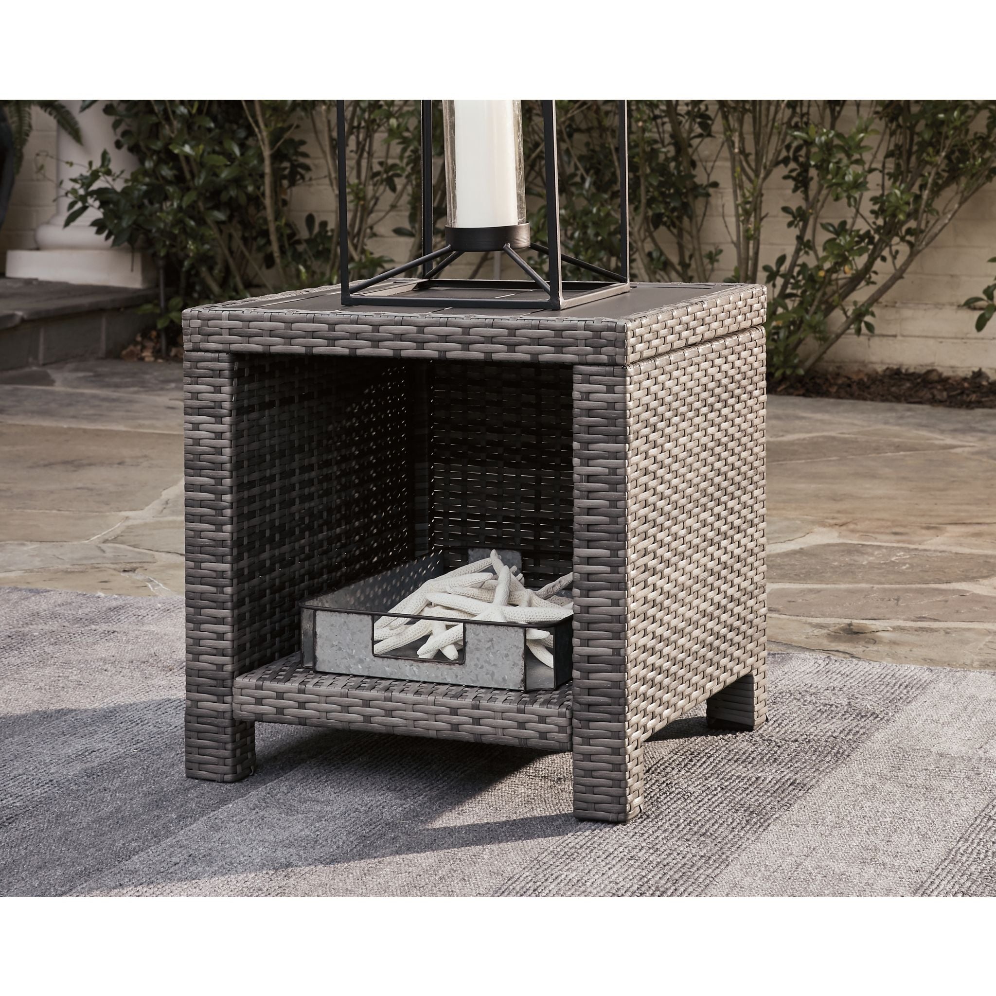 Salem Beach End Table - Gray - Image 2