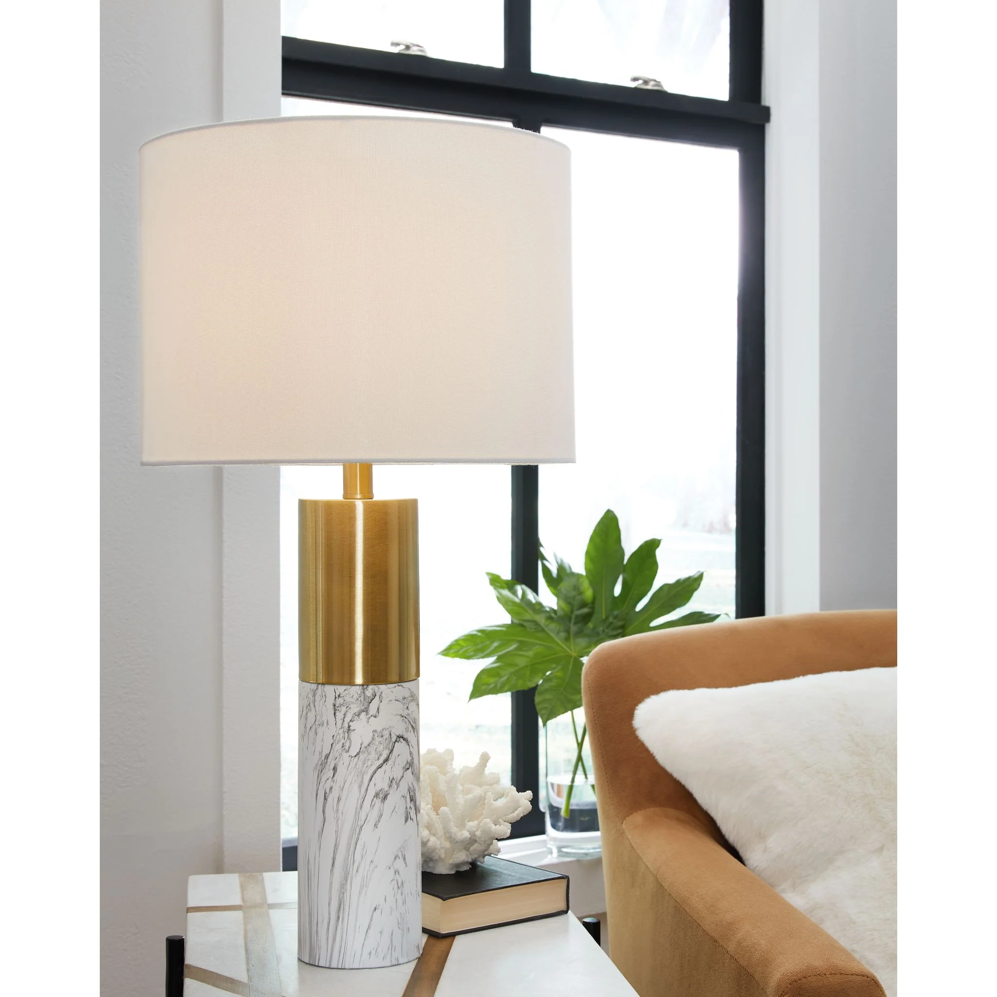 Samney Table Lamp Pair 27.50" - Image 2