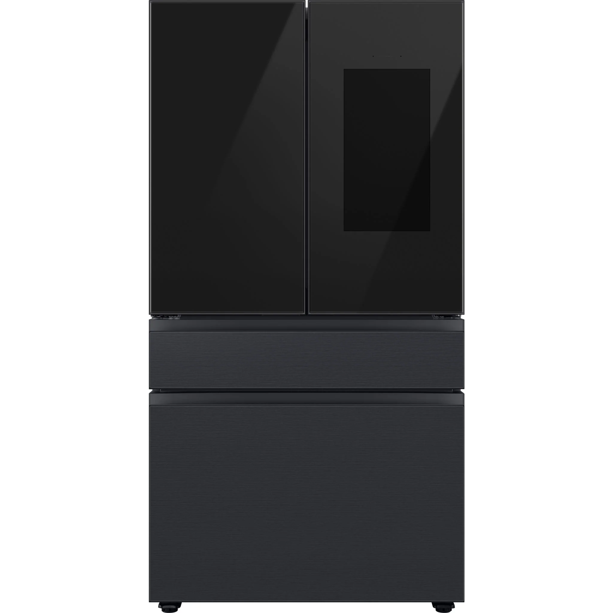 Samsung Bespoke 4 Door Fridge (RF29BB89008MAC) - Charcoal + Matt Black Steel - Image 3