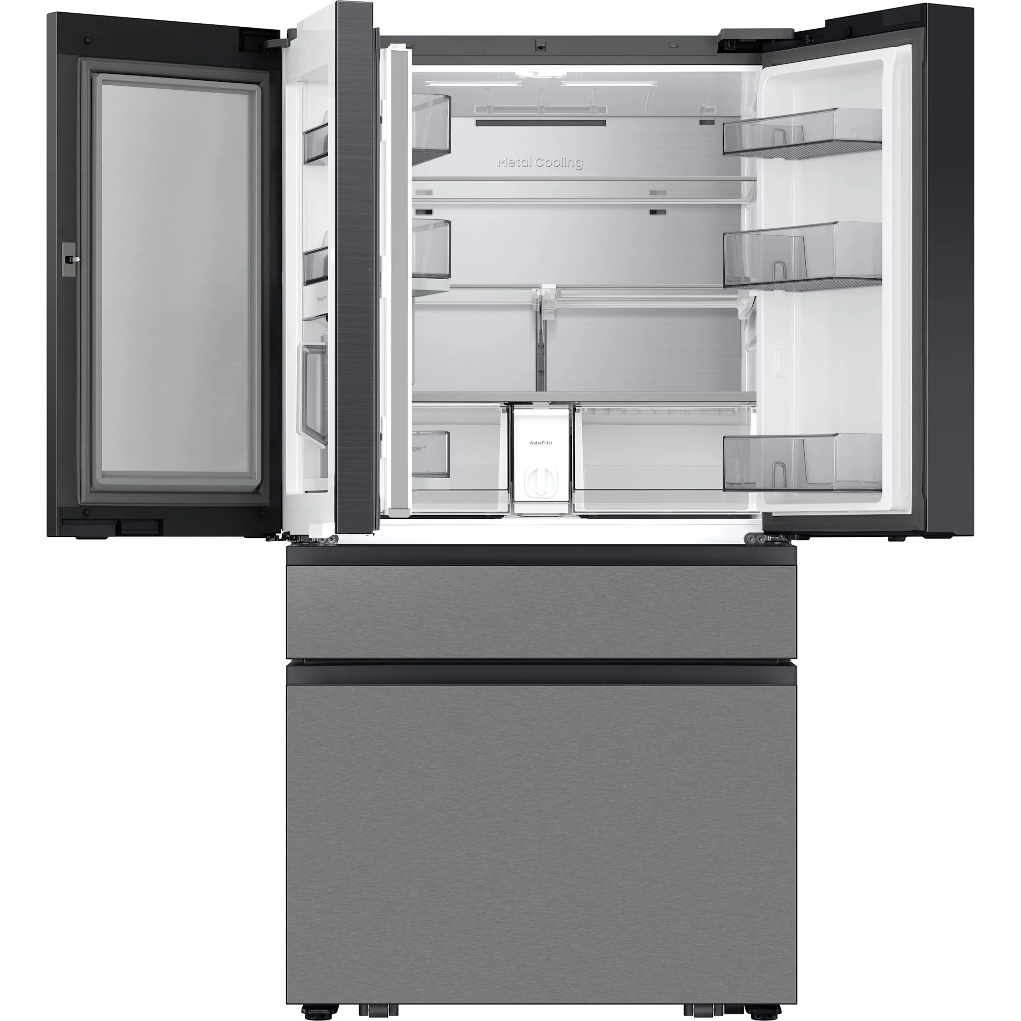 Samsung 4 Door Fridge (RF90F29BECRAA) - Stainless Steel - Image 7