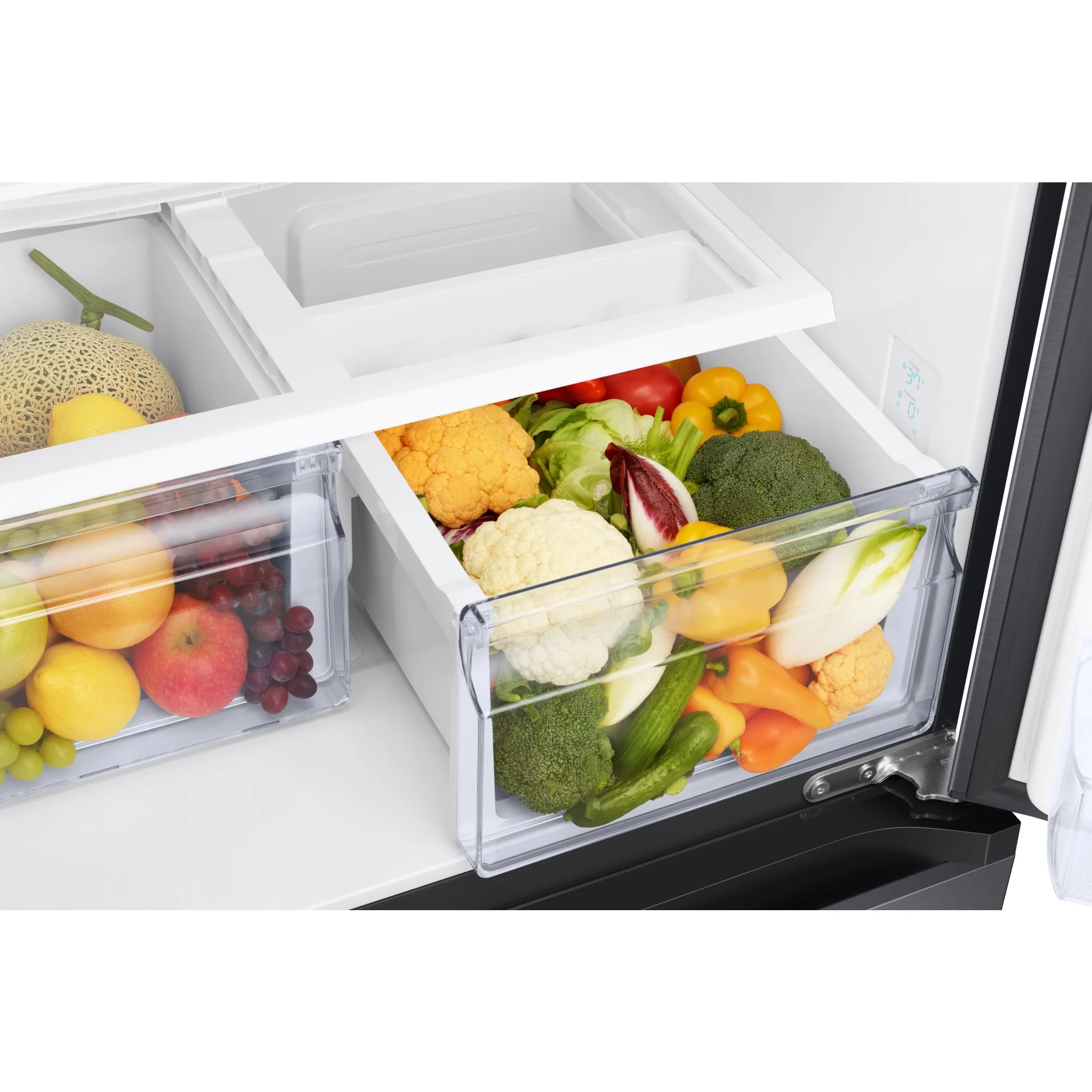 Samsung Bottom Mount Fridge (RF18A5101SG) - Black Stainless - Image 7