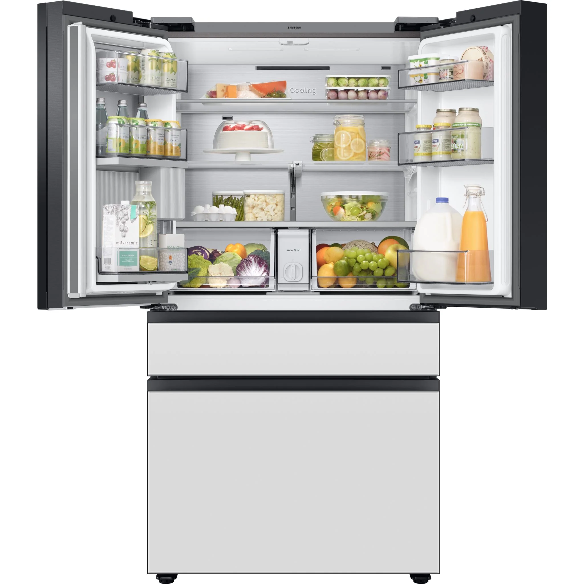 Samsung Bespoke Counter Depth Fridge (RF23BB8900AW) - Bespoke Panel Ready - Image 8