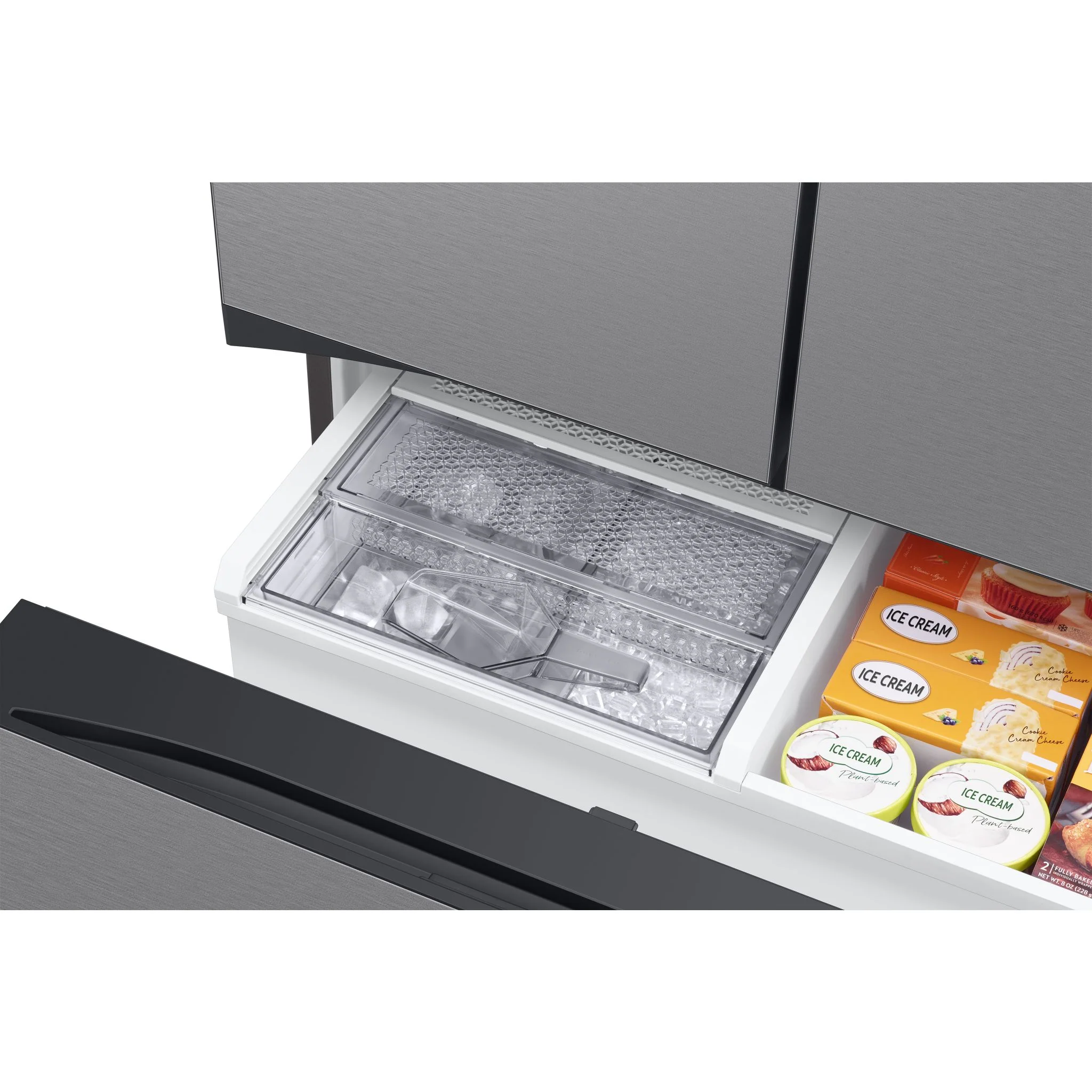 Samsung Bespoke Counter Depth Fridge (RF24BB6200QL) - SmudgeProof Stainless Steel - Image 9