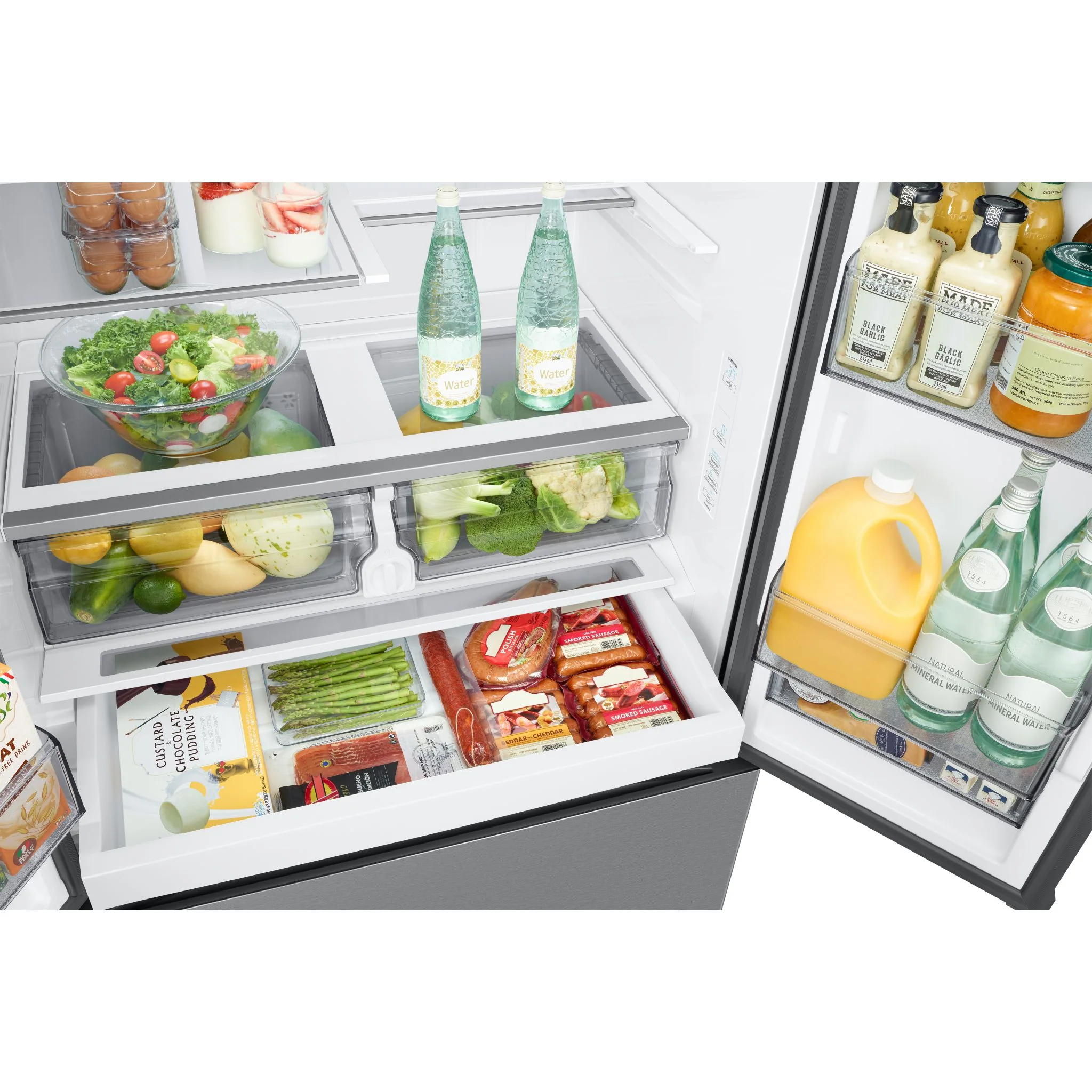 Samsung Counter Depth Fridge (RF27CG5100SRAA) - SmudgeProof Stainless Steel - Image 7